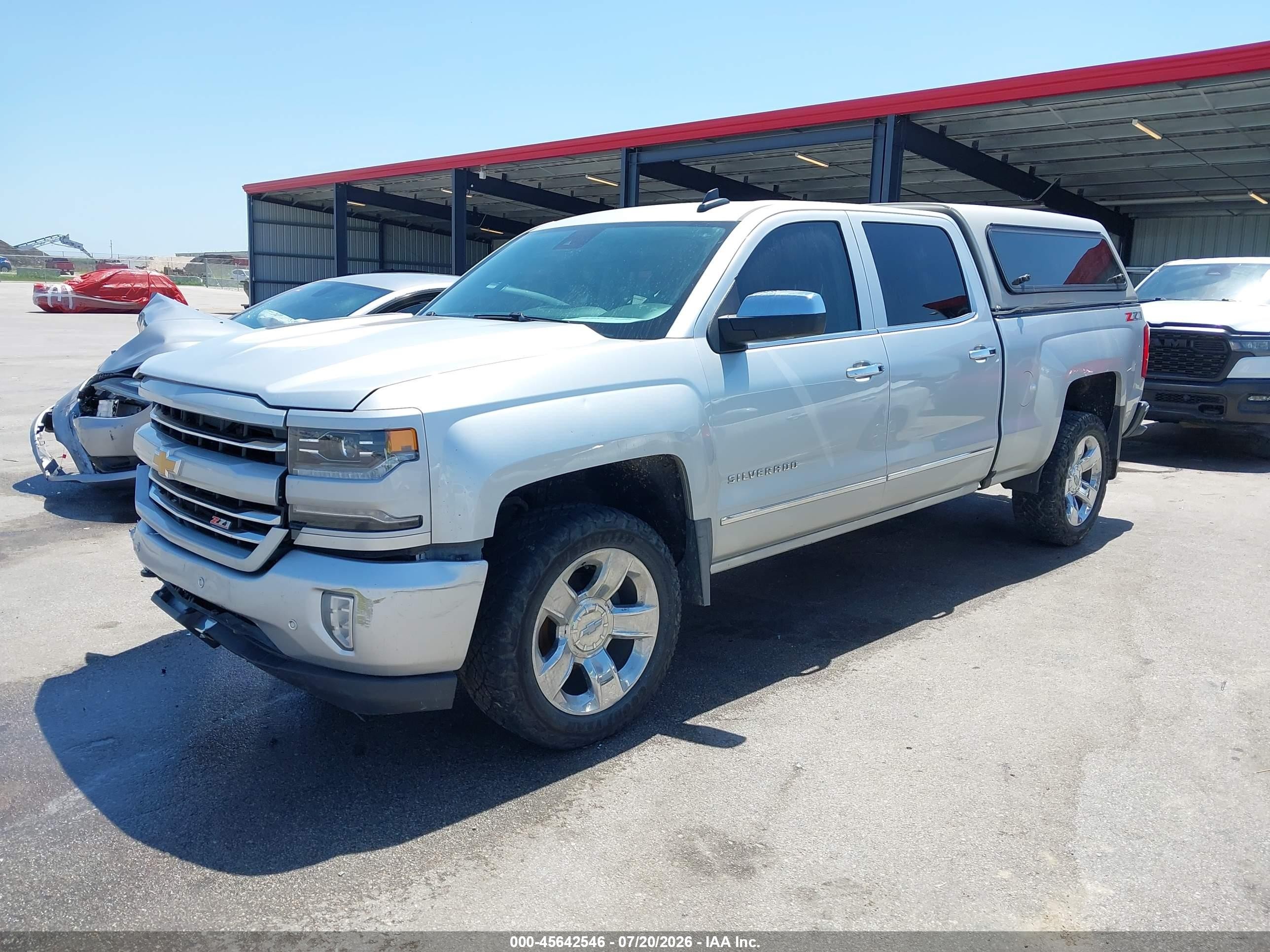 2018 Chevrolet Silverado 1500 2lz Серебряный vin: 3GCUKSEC5JG335410