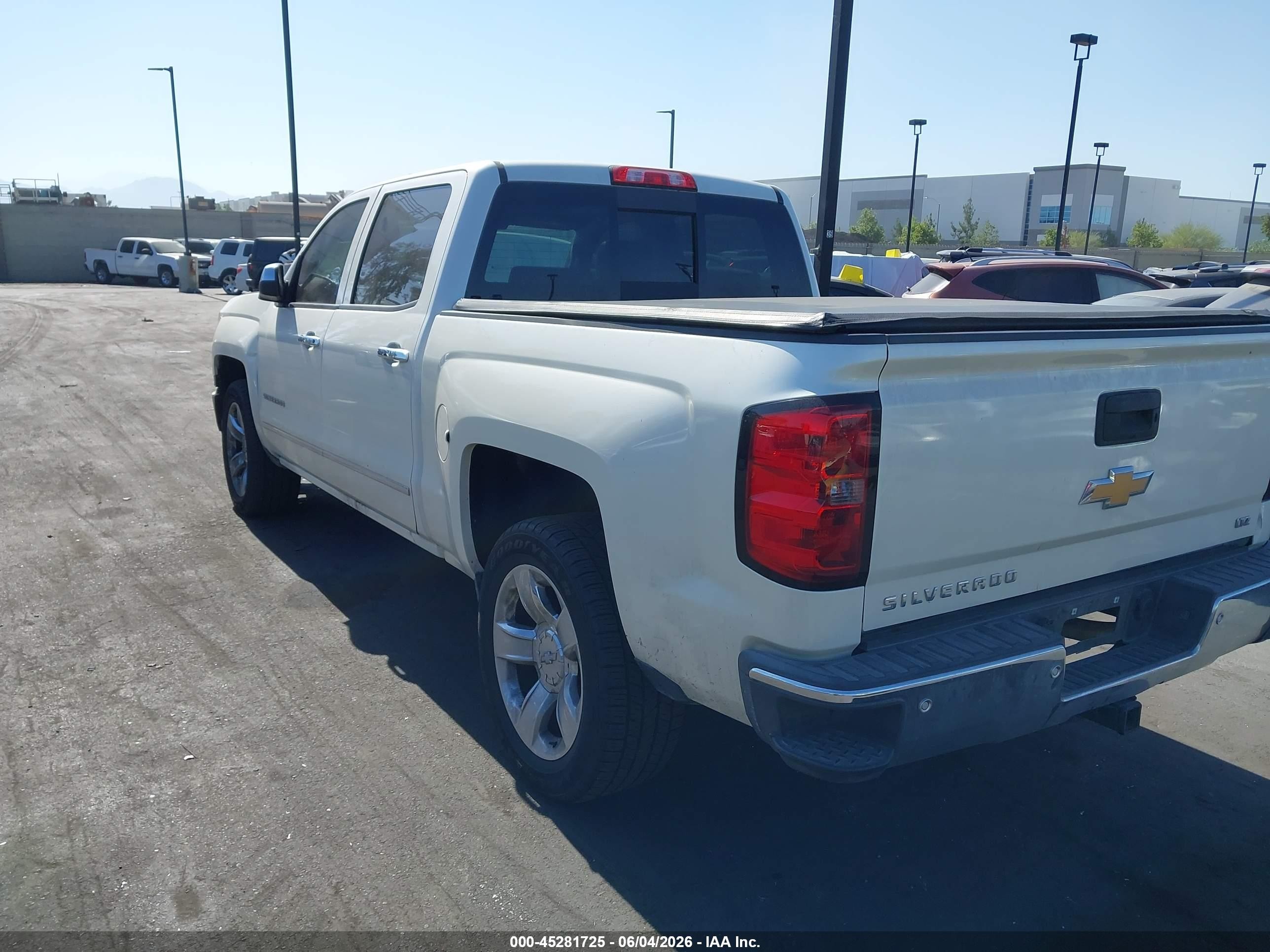 2014 Chevrolet Silverado 1500 1lz White vin: 3GCUKSEC6EG219980