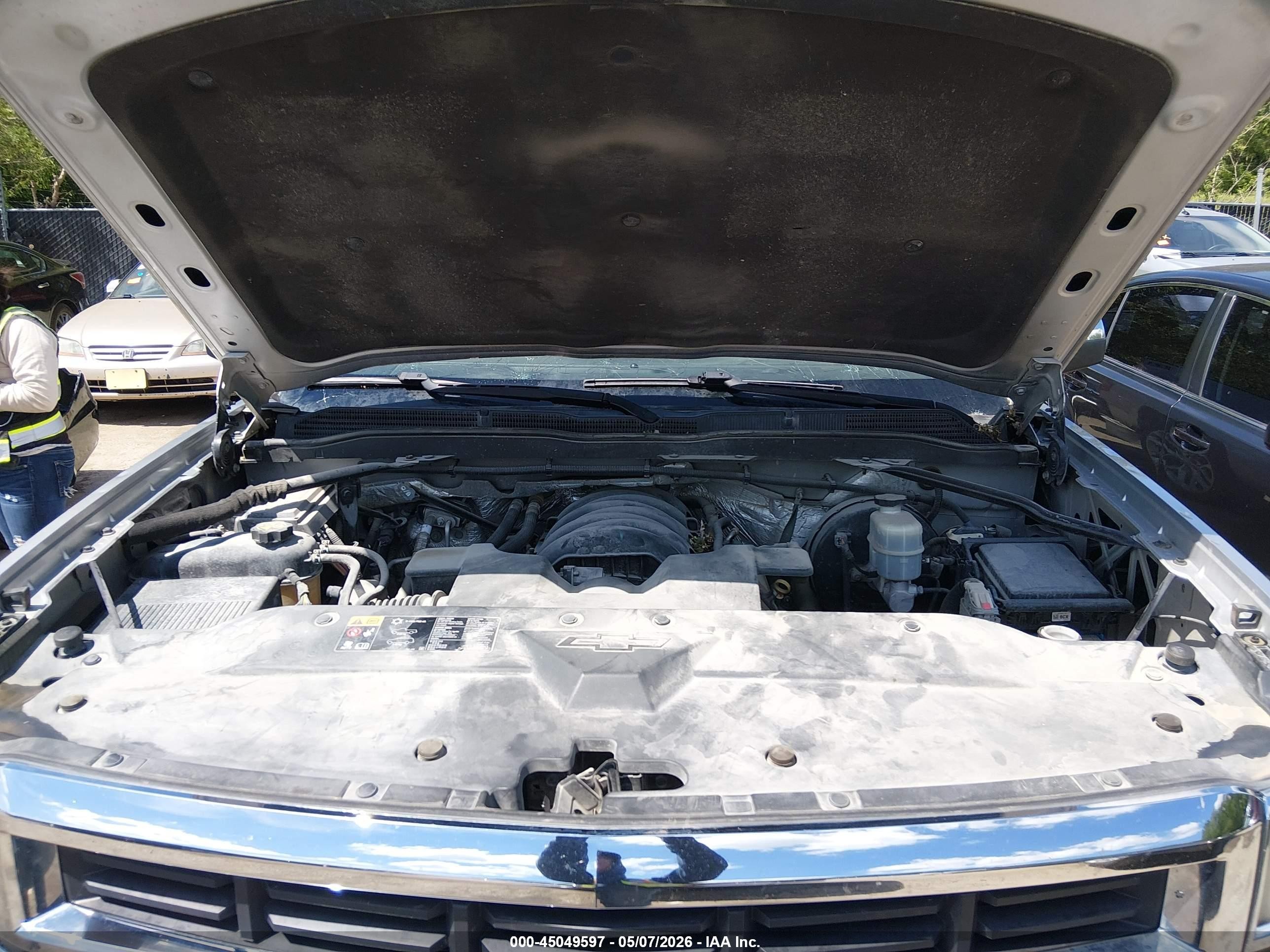 2014 Chevrolet Silverado 1500 2lz Серебряный vin: 3GCUKSEC6EG232695
