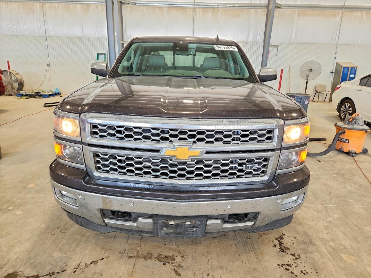 2014 Chevrolet Silverado K1500 Ltz Gray vin: 3GCUKSEC6EG232955