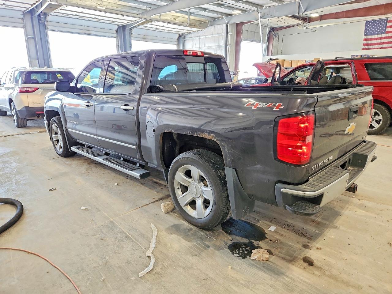 2014 Chevrolet Silverado K1500 Ltz Gray vin: 3GCUKSEC6EG232955