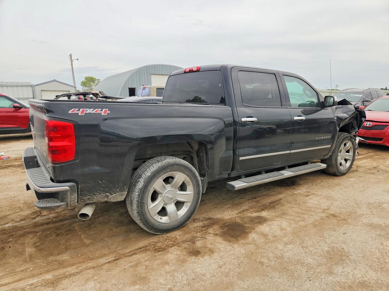 2014 Chevrolet Silverado K1500 Ltz Черный vin: 3GCUKSEC6EG299474