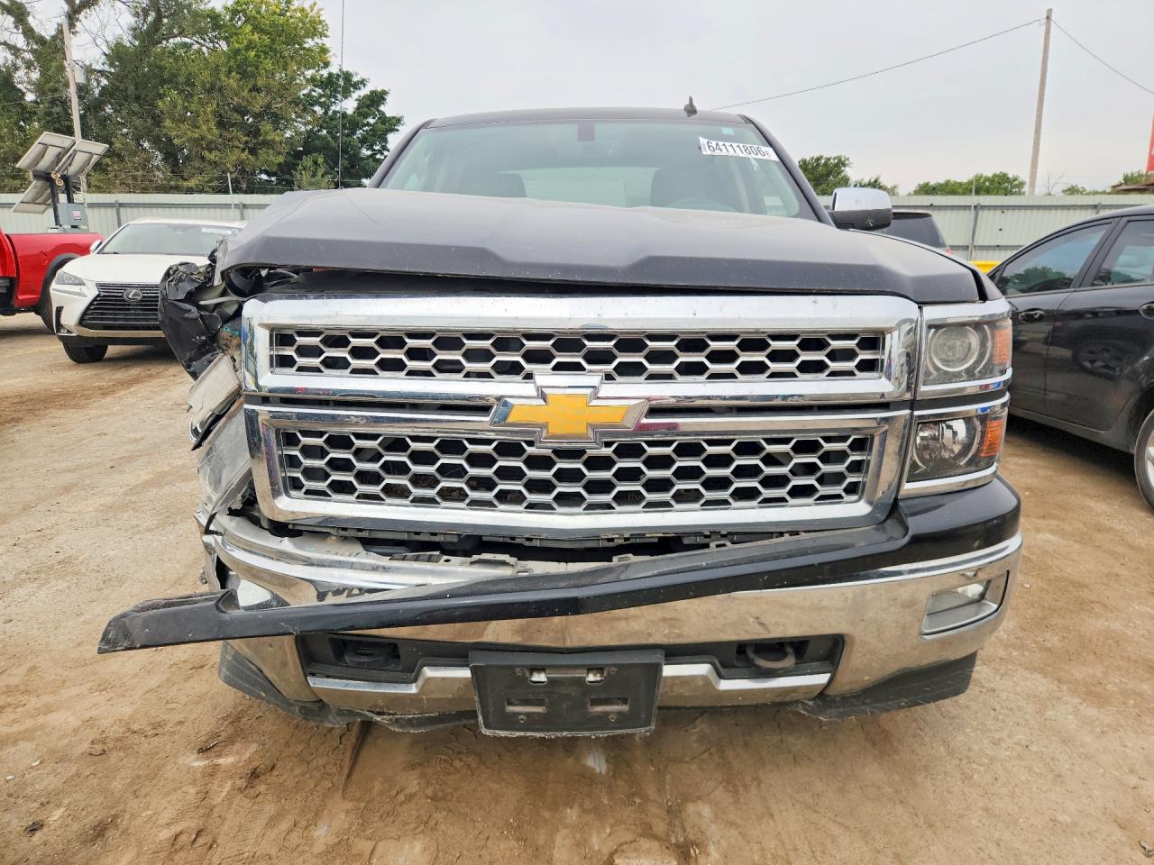 2014 Chevrolet Silverado K1500 Ltz Черный vin: 3GCUKSEC6EG299474