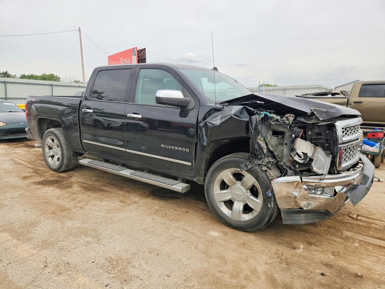 2014 Chevrolet Silverado K1500 Ltz Черный vin: 3GCUKSEC6EG299474