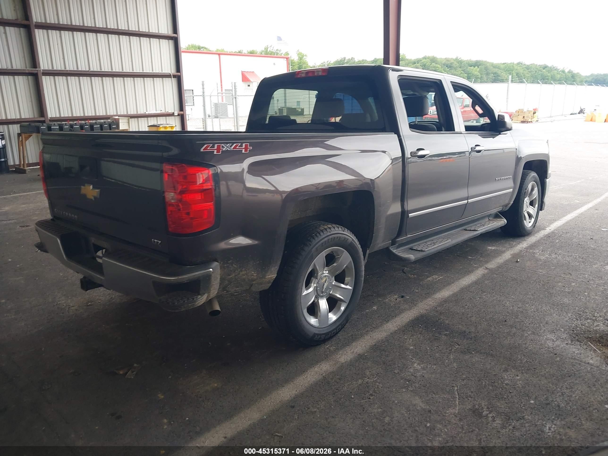 2014 Chevrolet Silverado 1500 1lz Gray vin: 3GCUKSEC6EG343165