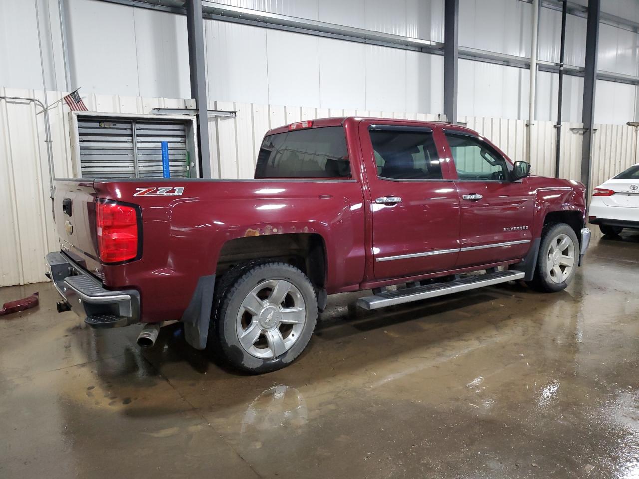 2014 Chevrolet Silverado K1500 Ltz Maroon vin: 3GCUKSEC6EG369135
