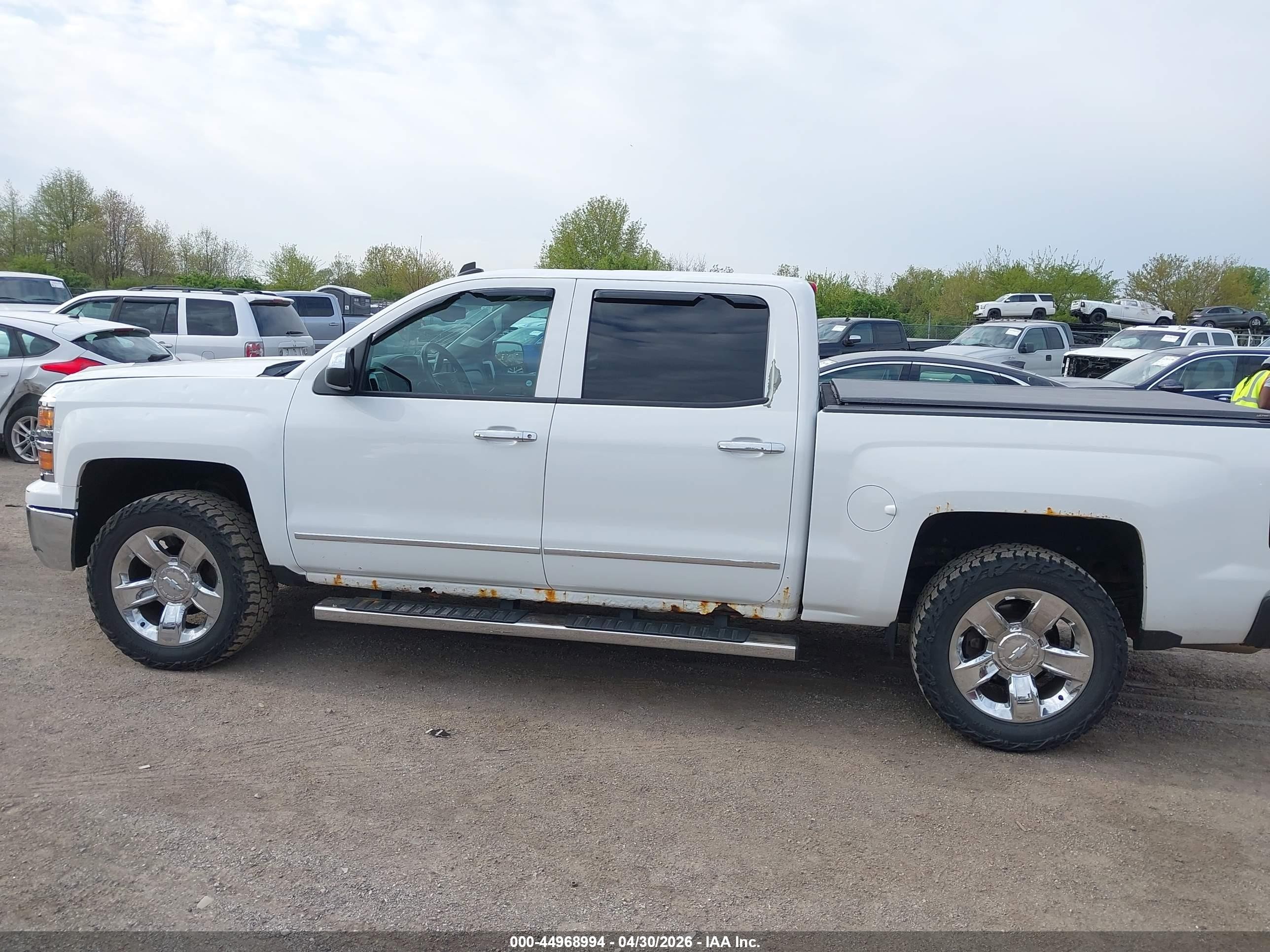 2014 Chevrolet Silverado 1500 1lz Белый vin: 3GCUKSEC6EG378045