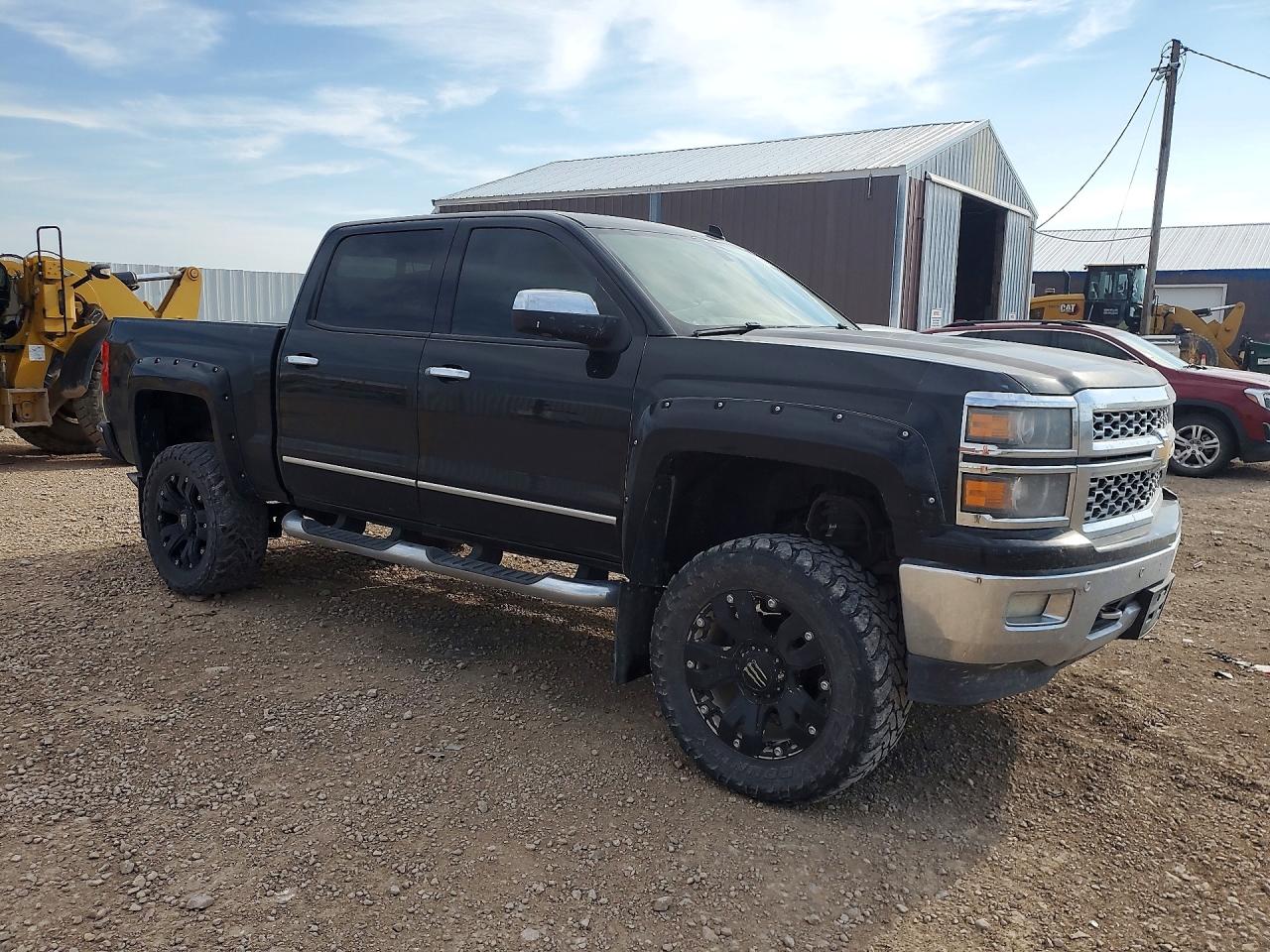 2014 Chevrolet Silverado K1500 Ltz Black vin: 3GCUKSEC6EG459773