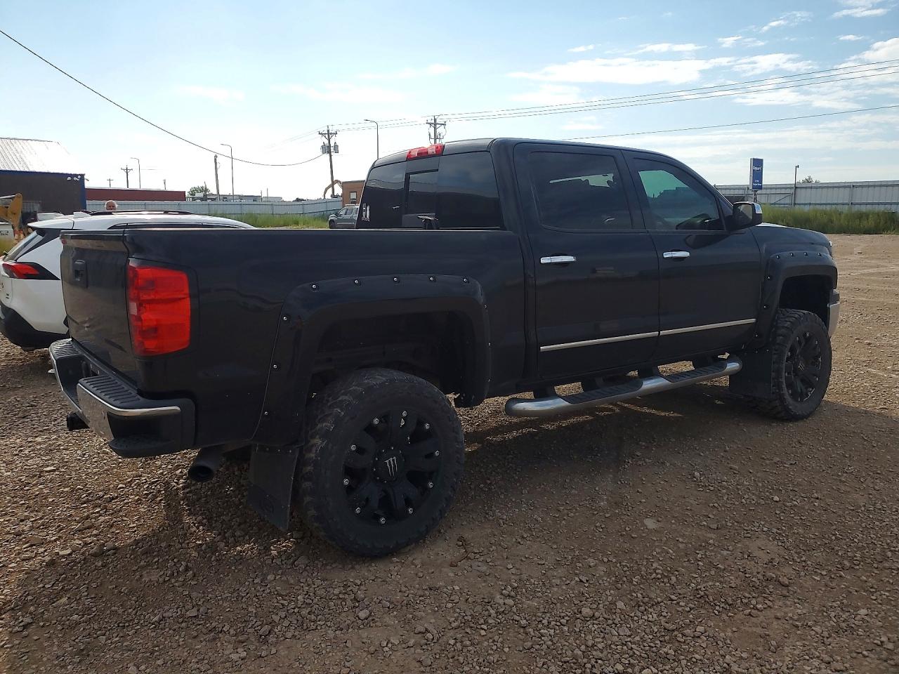 2014 Chevrolet Silverado K1500 Ltz Black vin: 3GCUKSEC6EG459773