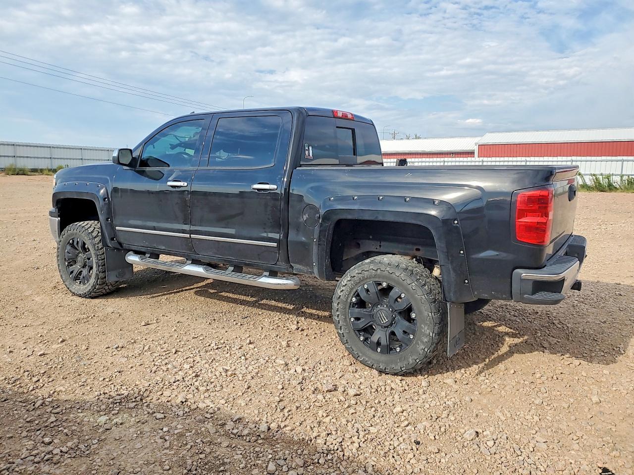 2014 Chevrolet Silverado K1500 Ltz Black vin: 3GCUKSEC6EG459773