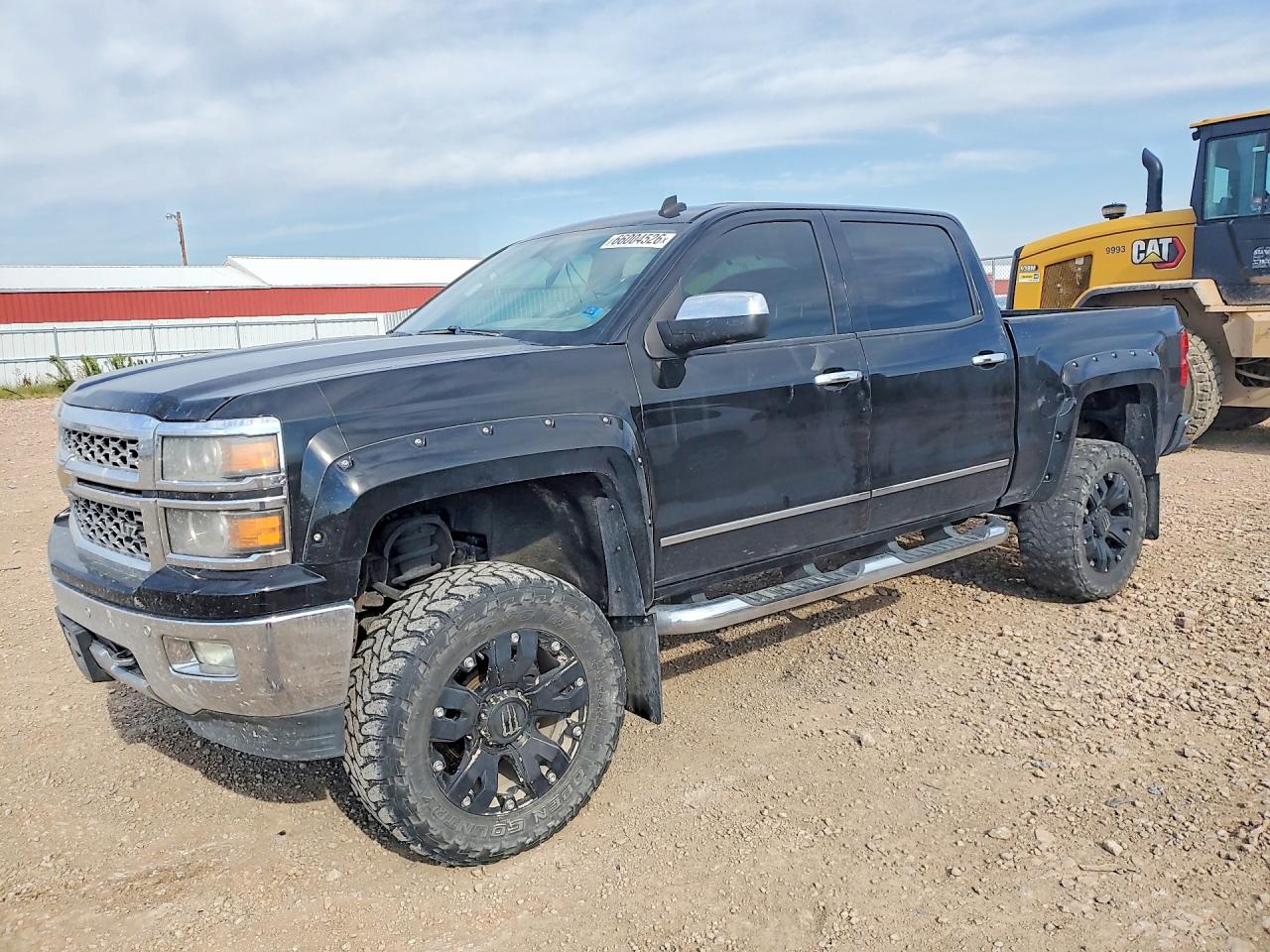 2014 Chevrolet Silverado K1500 Ltz Black vin: 3GCUKSEC6EG459773