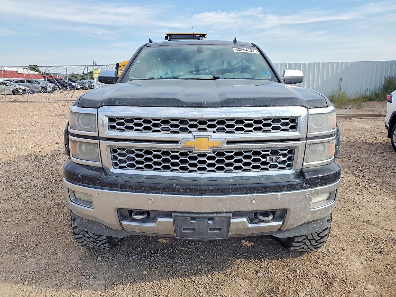 2014 Chevrolet Silverado K1500 Ltz Black vin: 3GCUKSEC6EG459773