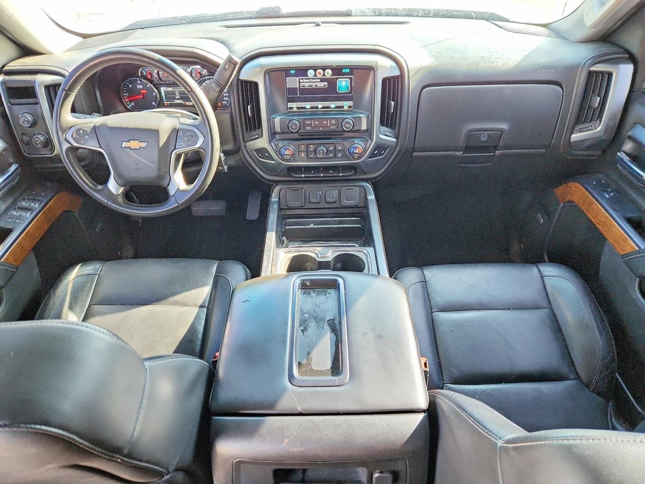 2014 Chevrolet Silverado K1500 Ltz White vin: 3GCUKSEC6EG535167