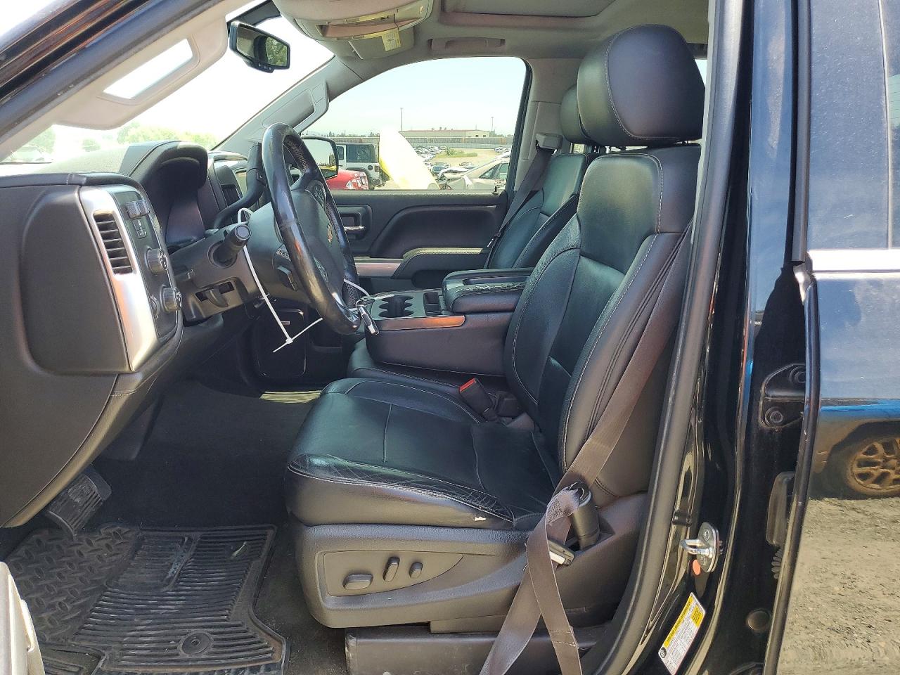 2015 Chevrolet Silverado K1500 Ltz Black vin: 3GCUKSEC6FG137524