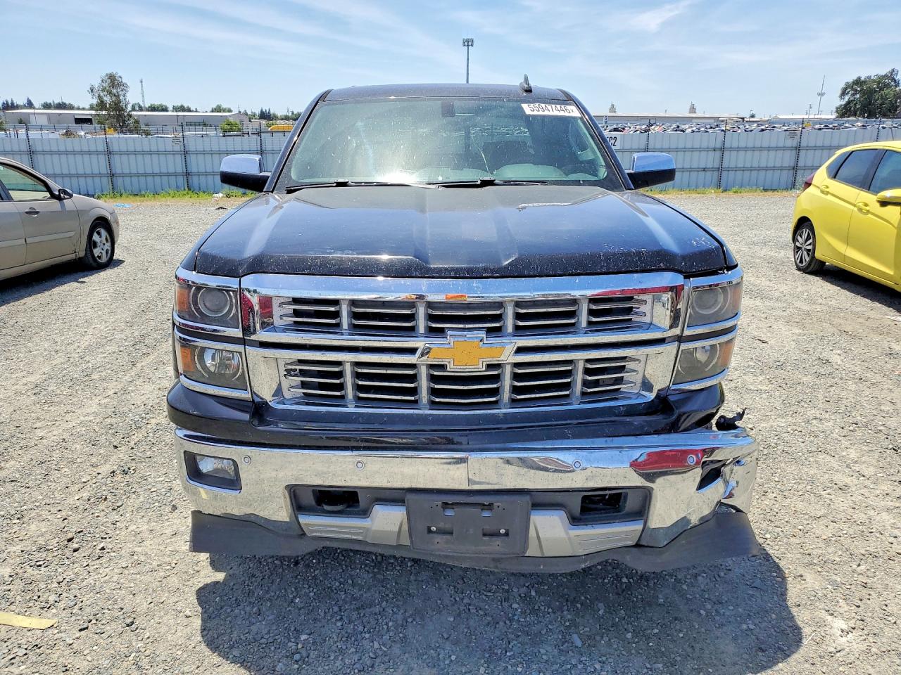 2015 Chevrolet Silverado K1500 Ltz Black vin: 3GCUKSEC6FG137524