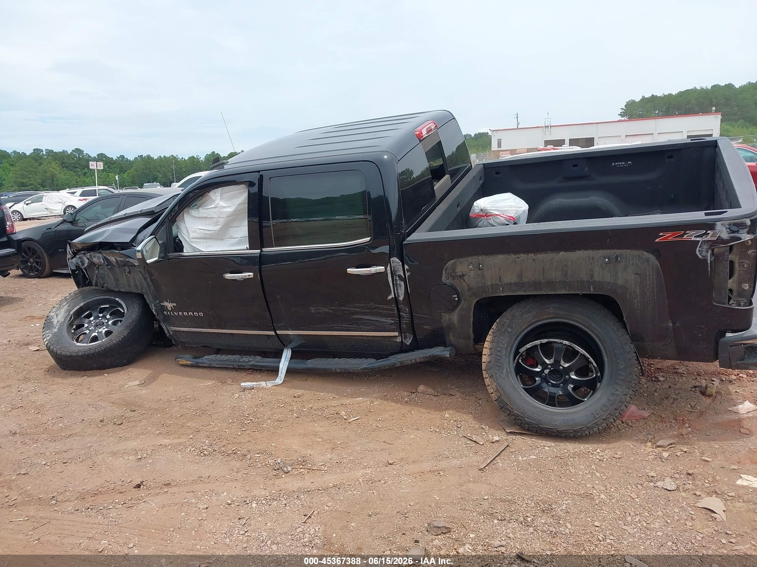2015 Chevrolet Silverado 1500 Ltz Черный vin: 3GCUKSEC6FG159720