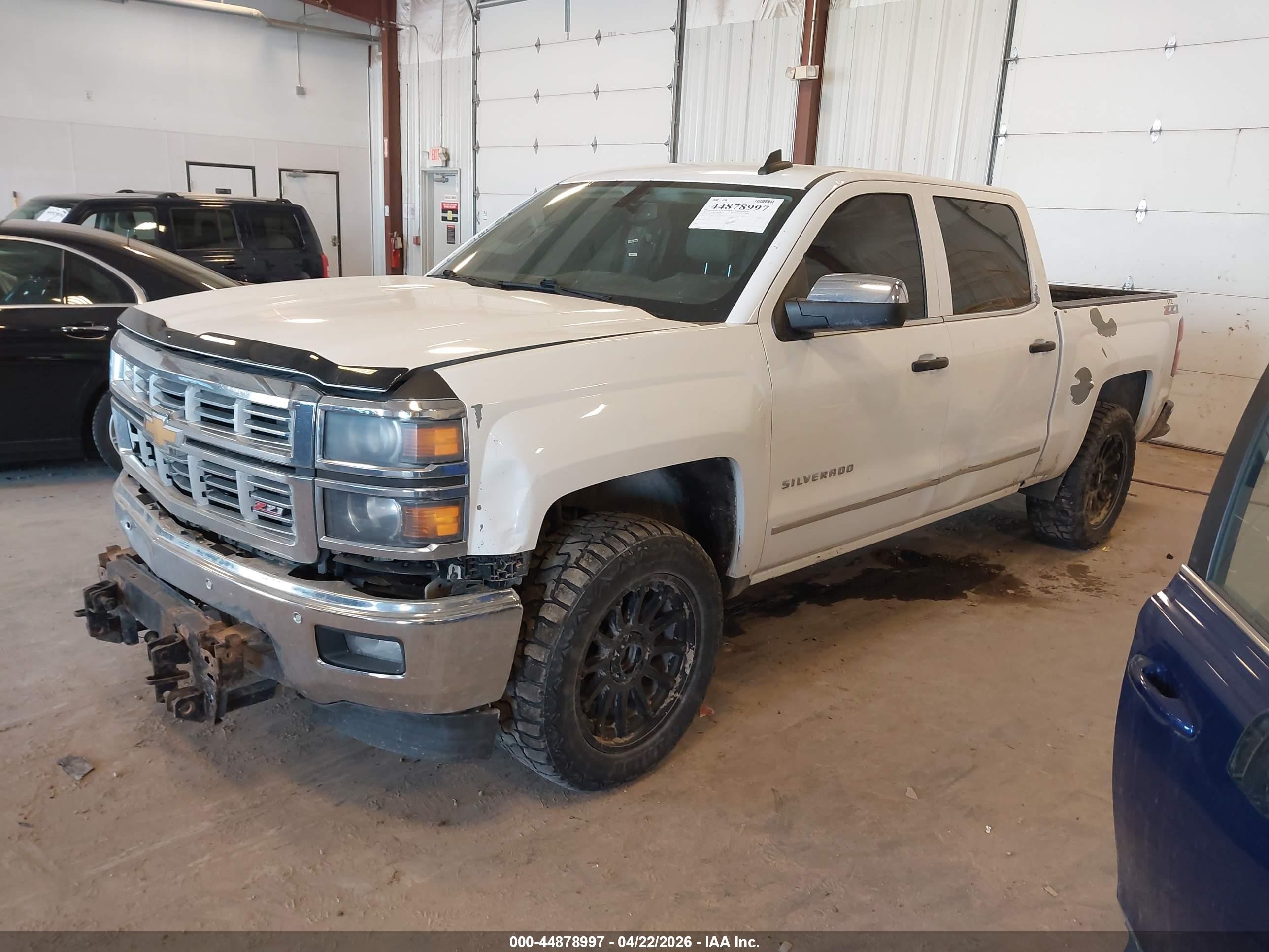 2015 Chevrolet Silverado 1500 2lz White vin: 3GCUKSEC6FG336878