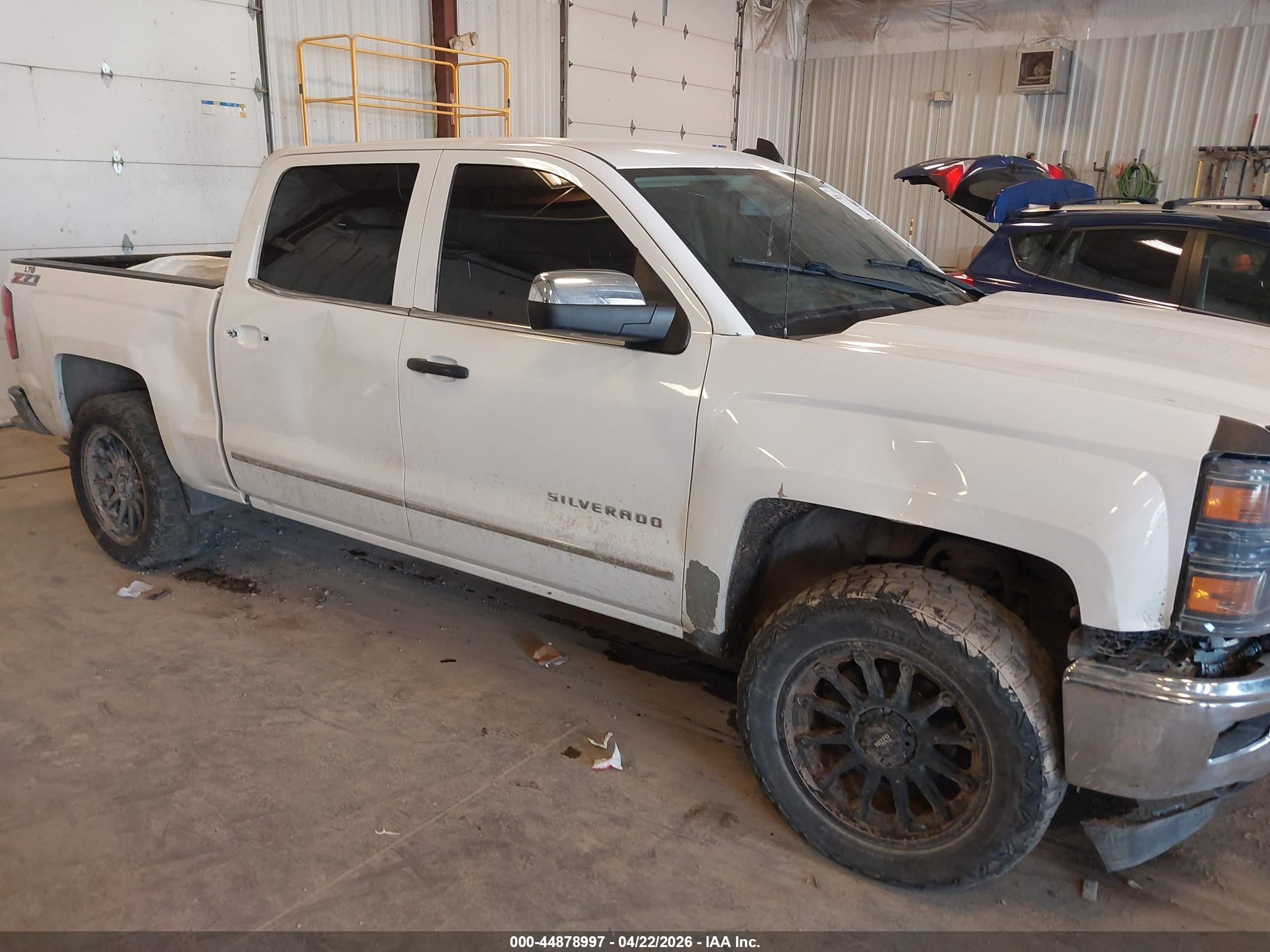 2015 Chevrolet Silverado 1500 2lz White vin: 3GCUKSEC6FG336878