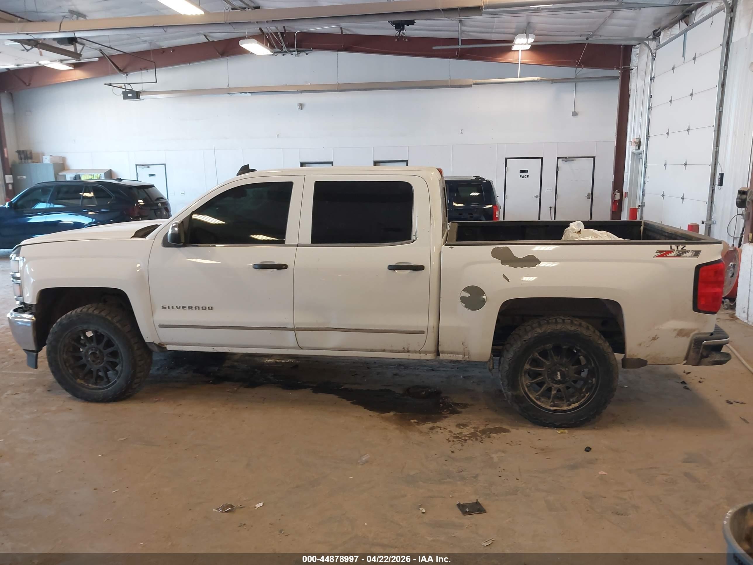 2015 Chevrolet Silverado 1500 2lz White vin: 3GCUKSEC6FG336878