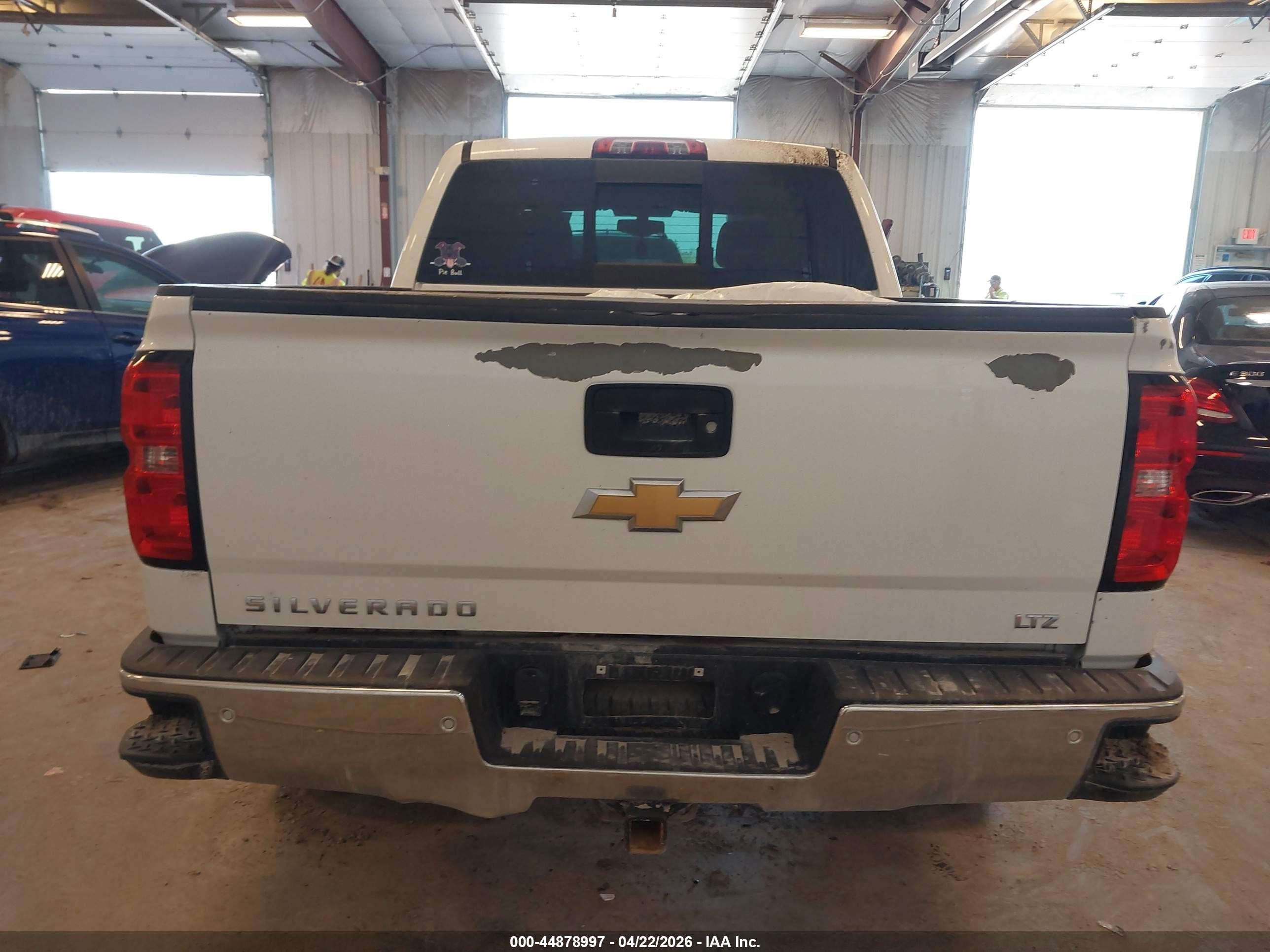 2015 Chevrolet Silverado 1500 2lz White vin: 3GCUKSEC6FG336878