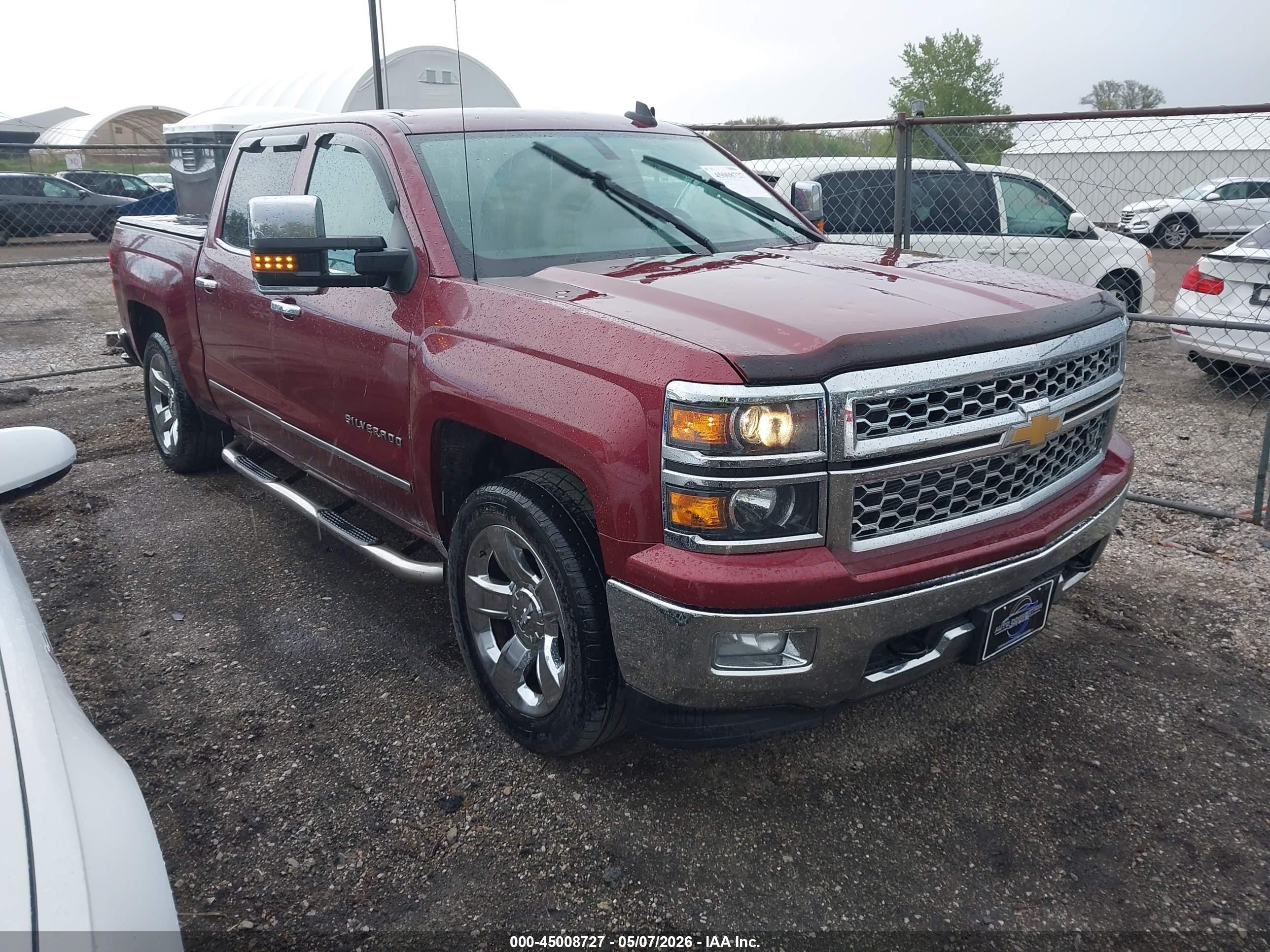 2015 Chevrolet Silverado 1500 1lz Maroon vin: 3GCUKSEC6FG367869