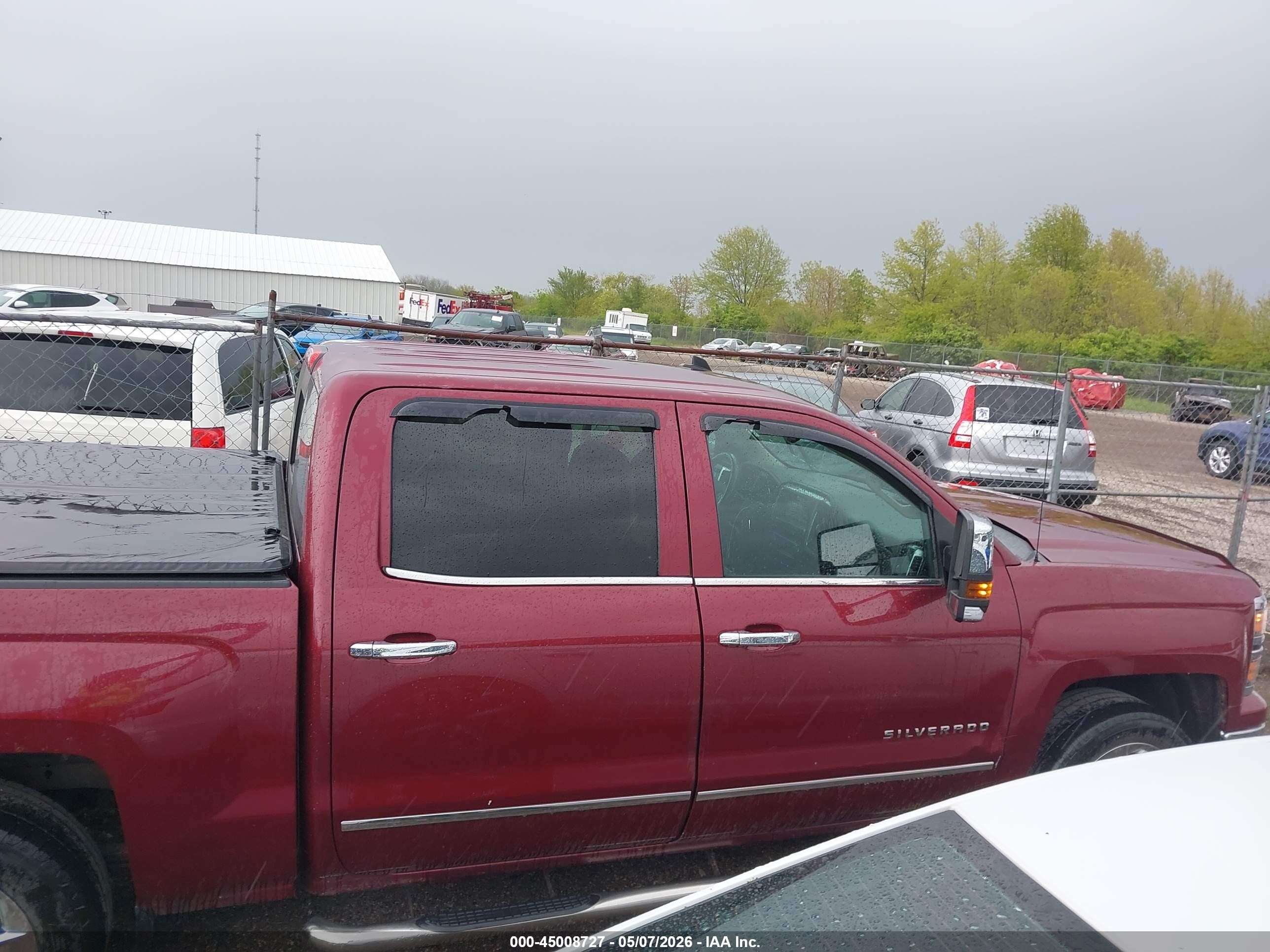 2015 Chevrolet Silverado 1500 1lz Maroon vin: 3GCUKSEC6FG367869