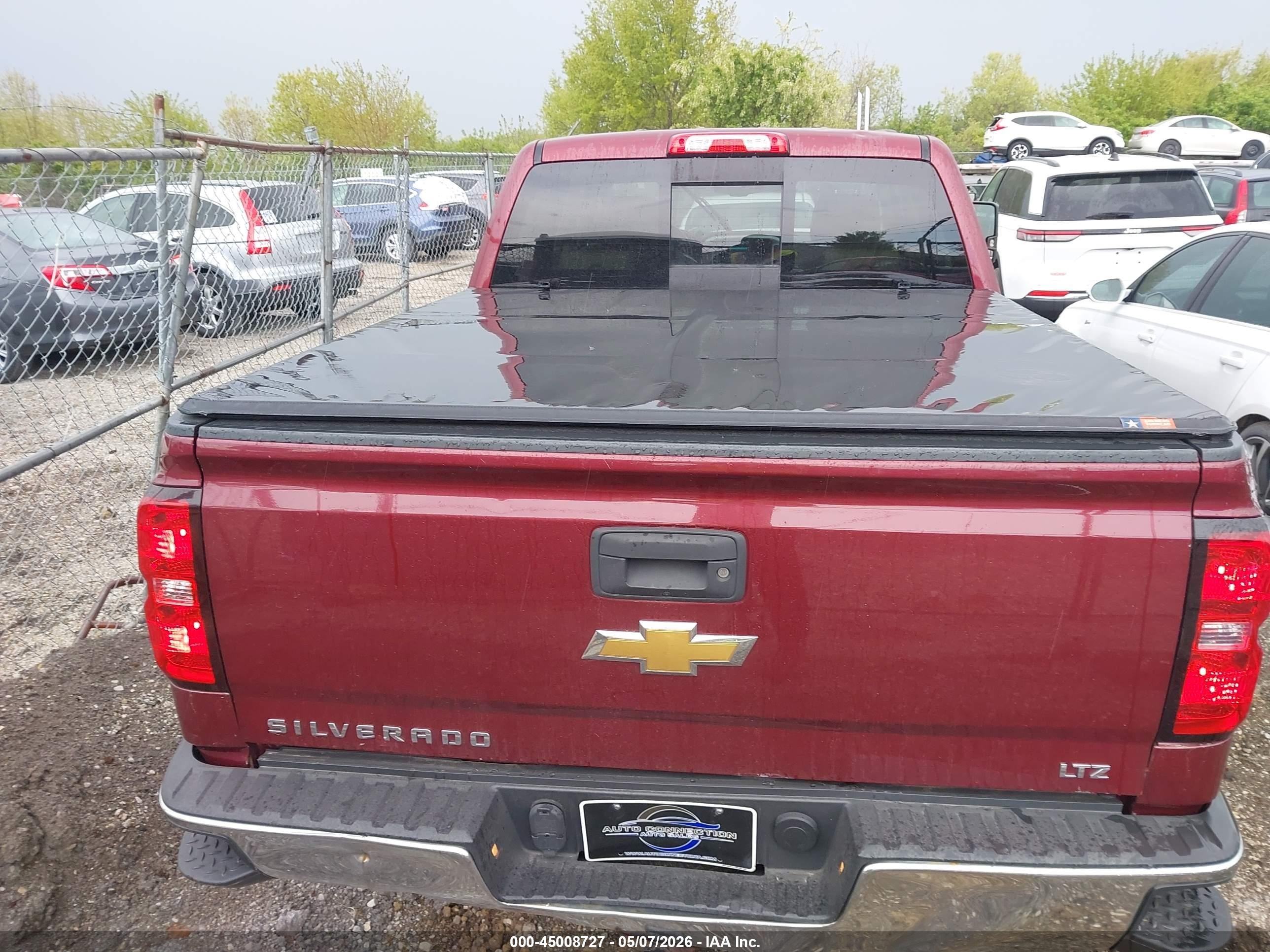 2015 Chevrolet Silverado 1500 1lz Maroon vin: 3GCUKSEC6FG367869