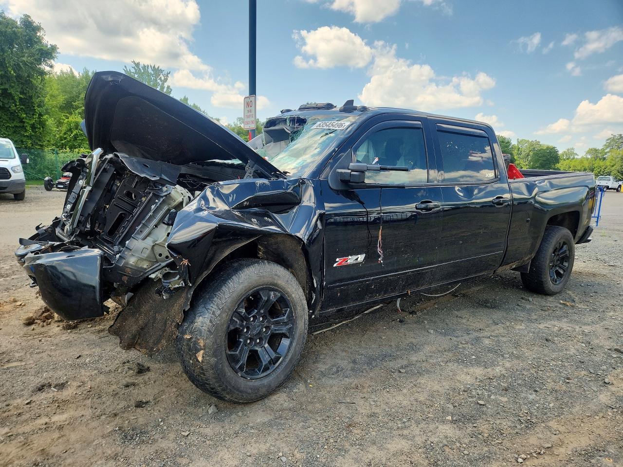 2015 Chevrolet Silverado K1500 Ltz Black vin: 3GCUKSEC6FG424135