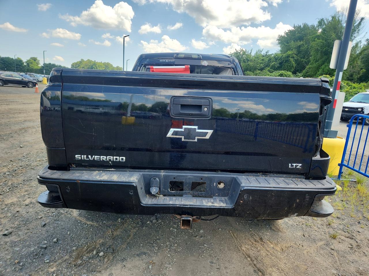 2015 Chevrolet Silverado K1500 Ltz Black vin: 3GCUKSEC6FG424135