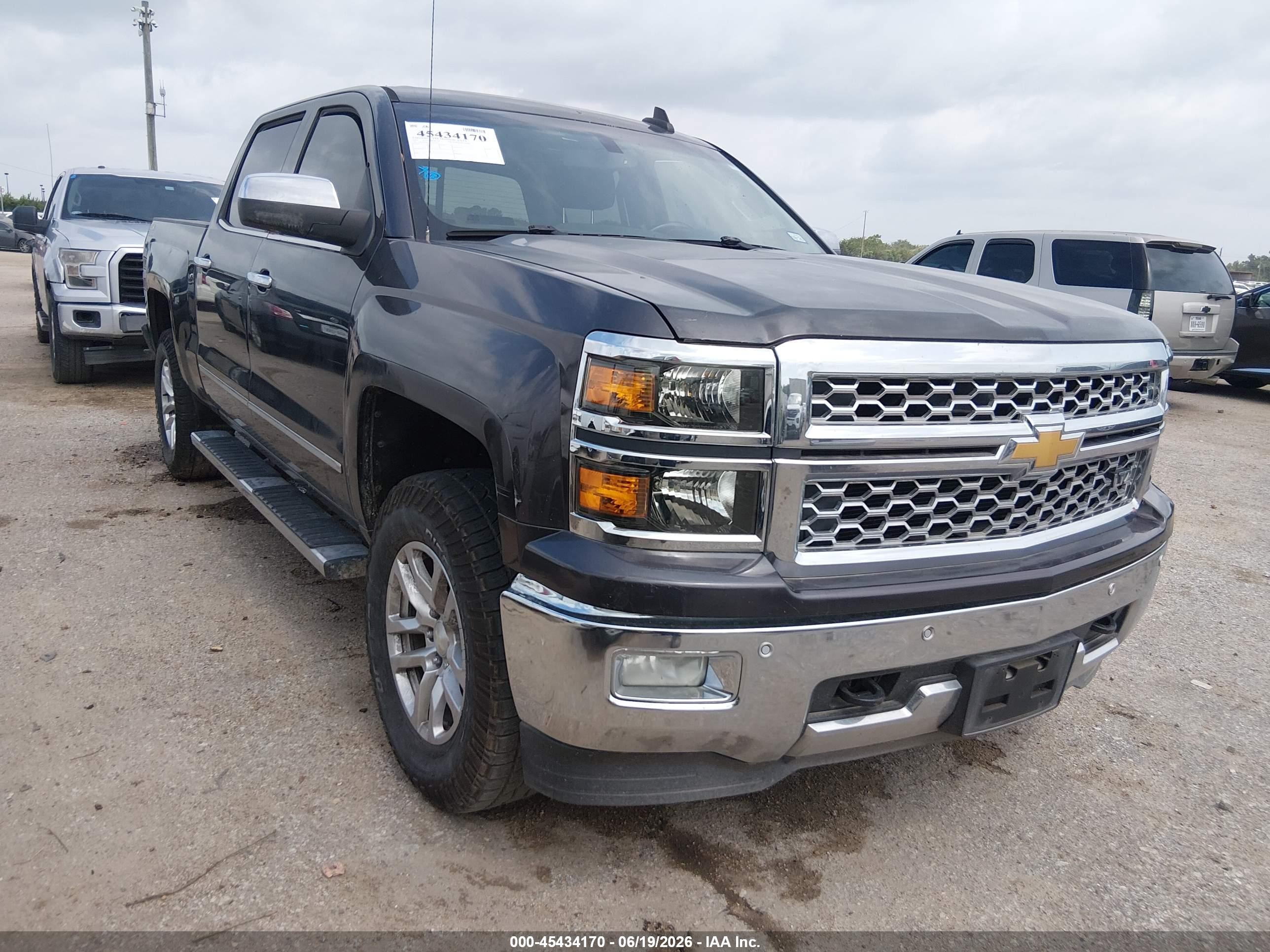 2015 Chevrolet Silverado 1500 1lz Gray vin: 3GCUKSEC6FG428217