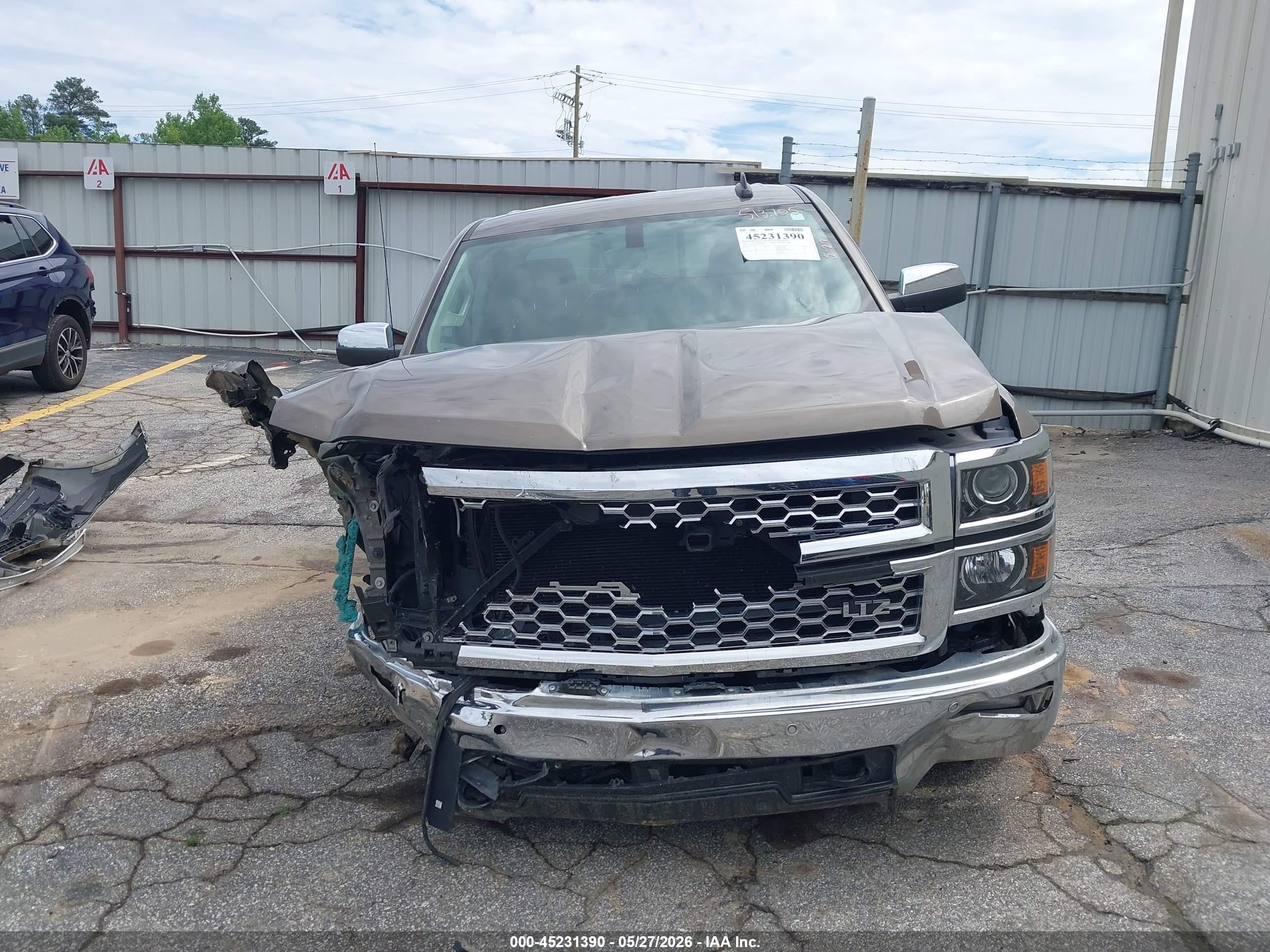 2015 Chevrolet Silverado 1500 1lz Brown vin: 3GCUKSEC6FG513705