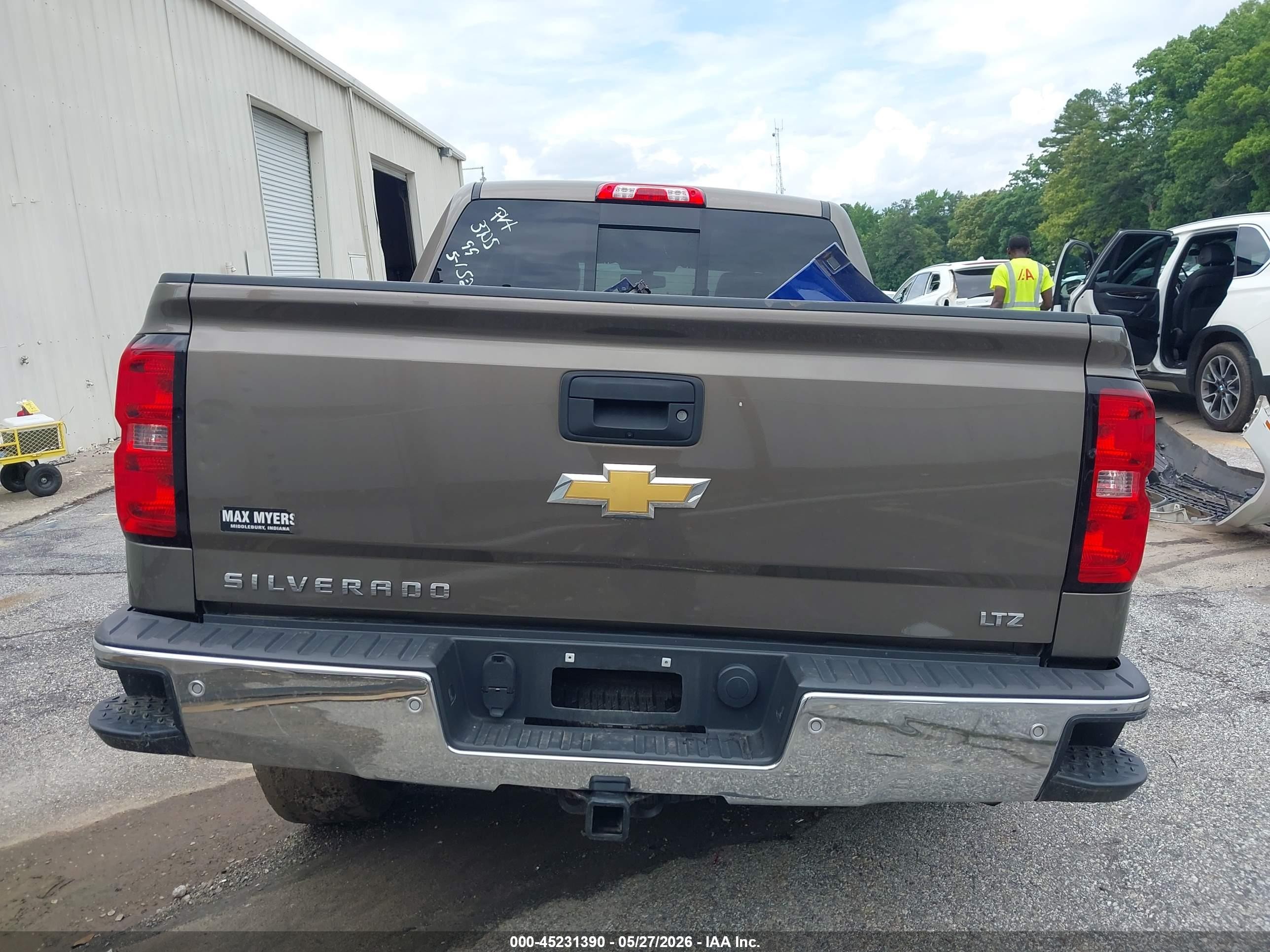 2015 Chevrolet Silverado 1500 1lz Brown vin: 3GCUKSEC6FG513705