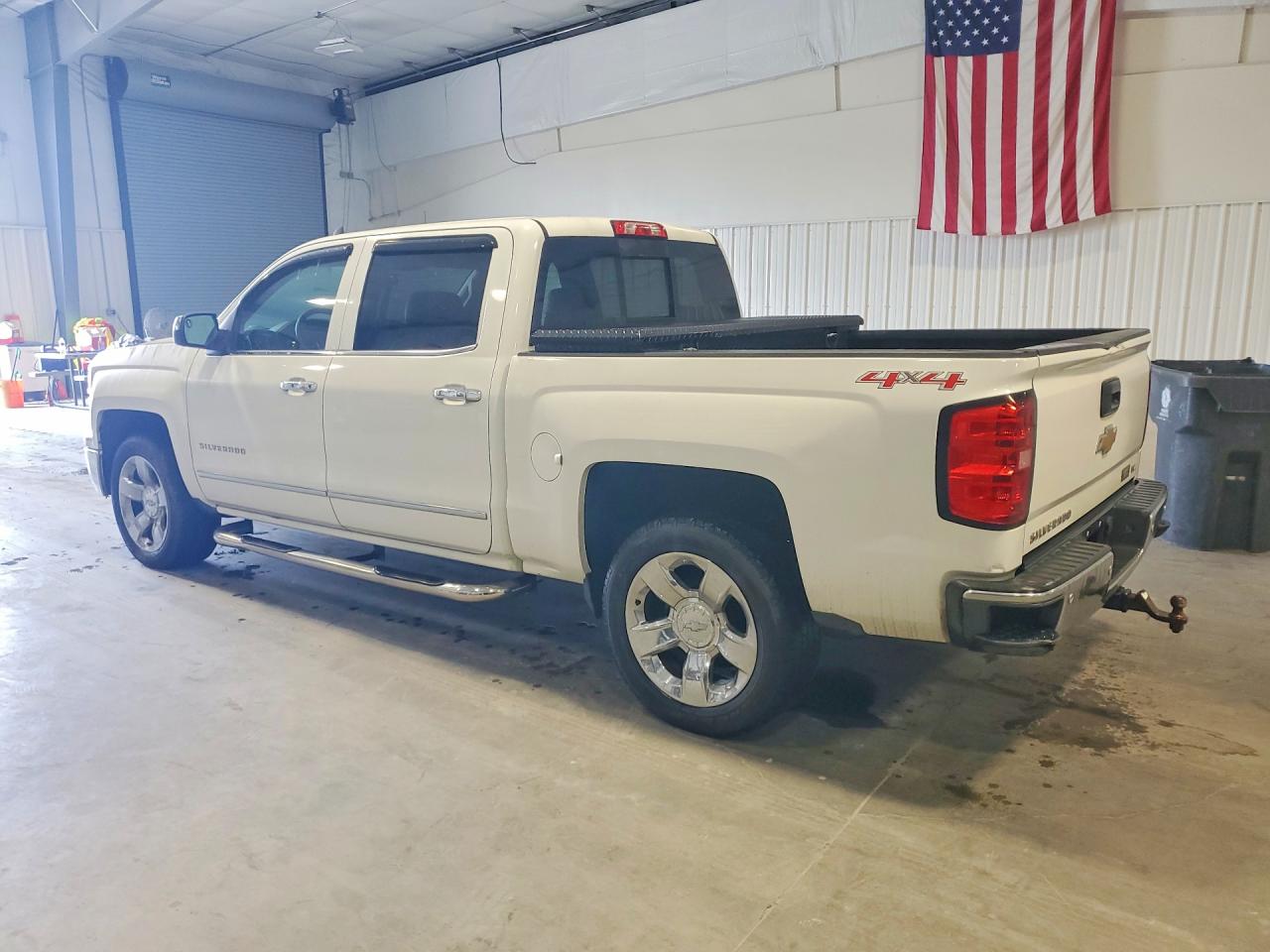 2015 Chevrolet Silverado K1500 Ltz White vin: 3GCUKSEC6FG519259