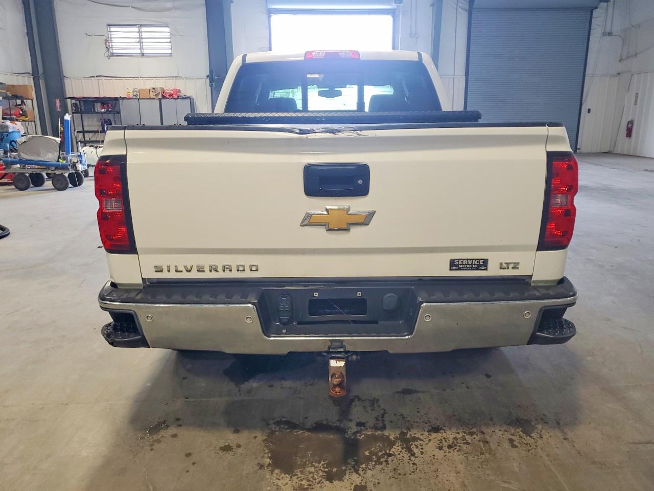 2015 Chevrolet Silverado K1500 Ltz White vin: 3GCUKSEC6FG519259