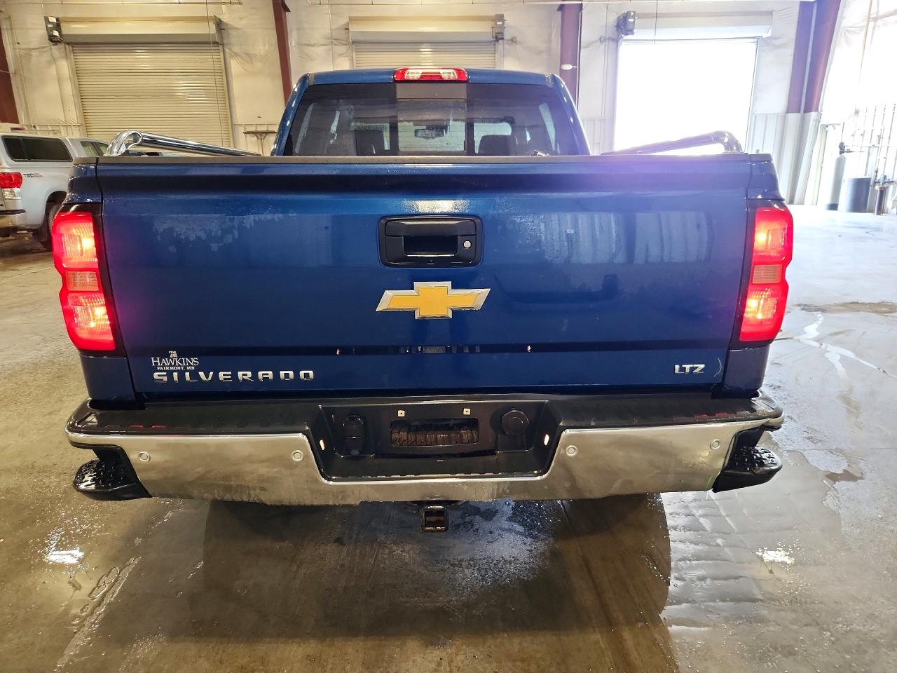 2015 Chevrolet Silverado K1500 Ltz Blue vin: 3GCUKSEC6FG536174