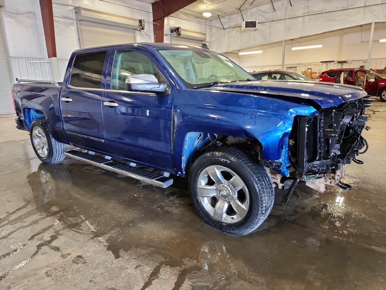 2015 Chevrolet Silverado K1500 Ltz Blue vin: 3GCUKSEC6FG536174