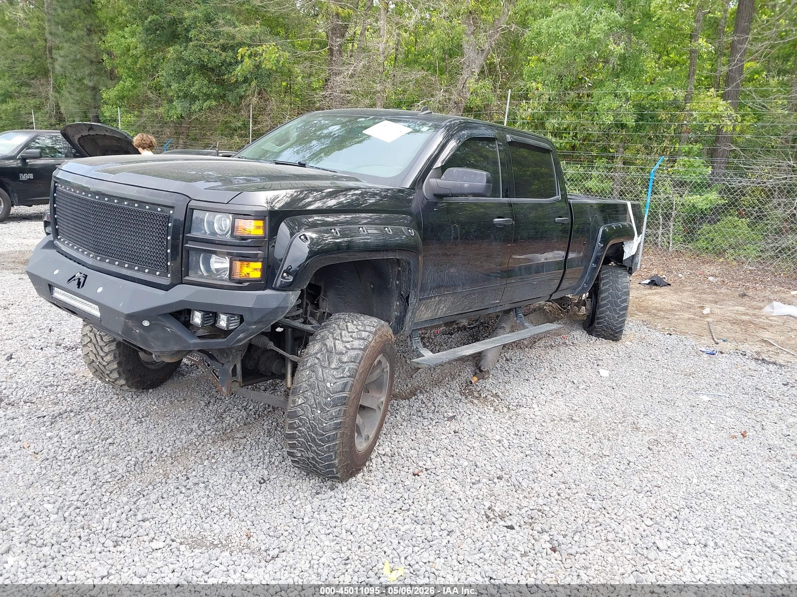 2014 Chevrolet Silverado 1500 2lz Black vin: 3GCUKSEC7EG160938