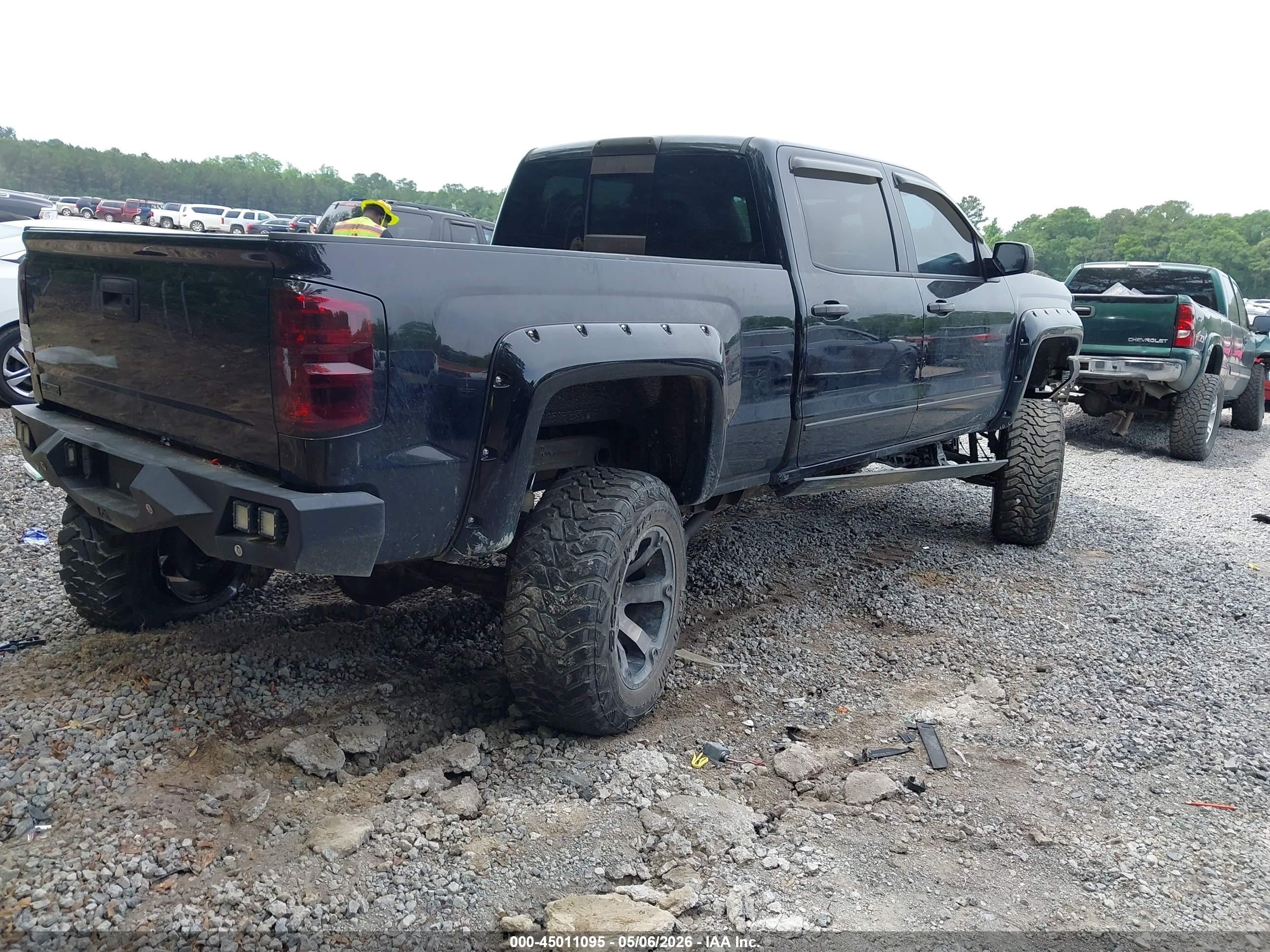 2014 Chevrolet Silverado 1500 2lz Black vin: 3GCUKSEC7EG160938