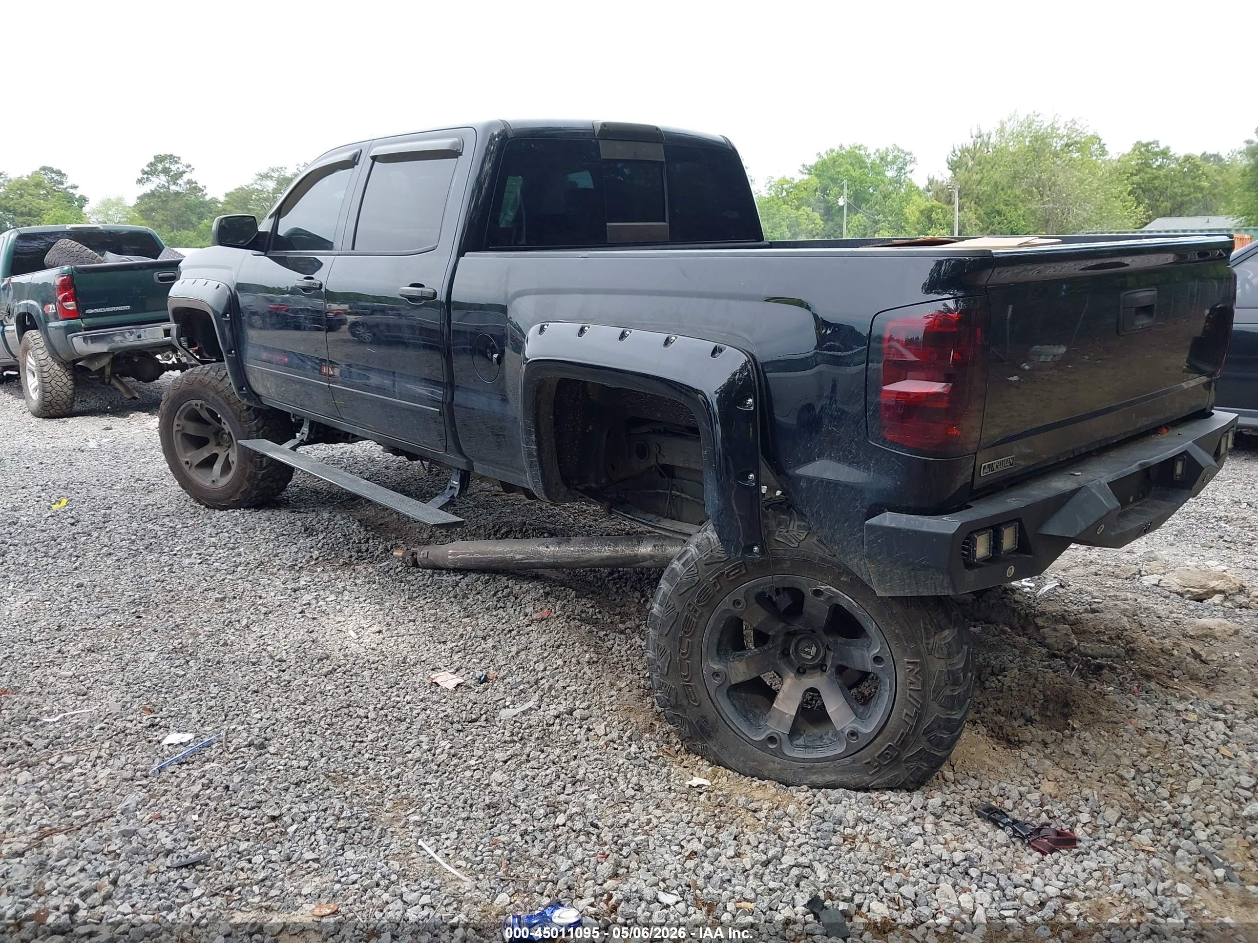 2014 Chevrolet Silverado 1500 2lz Black vin: 3GCUKSEC7EG160938