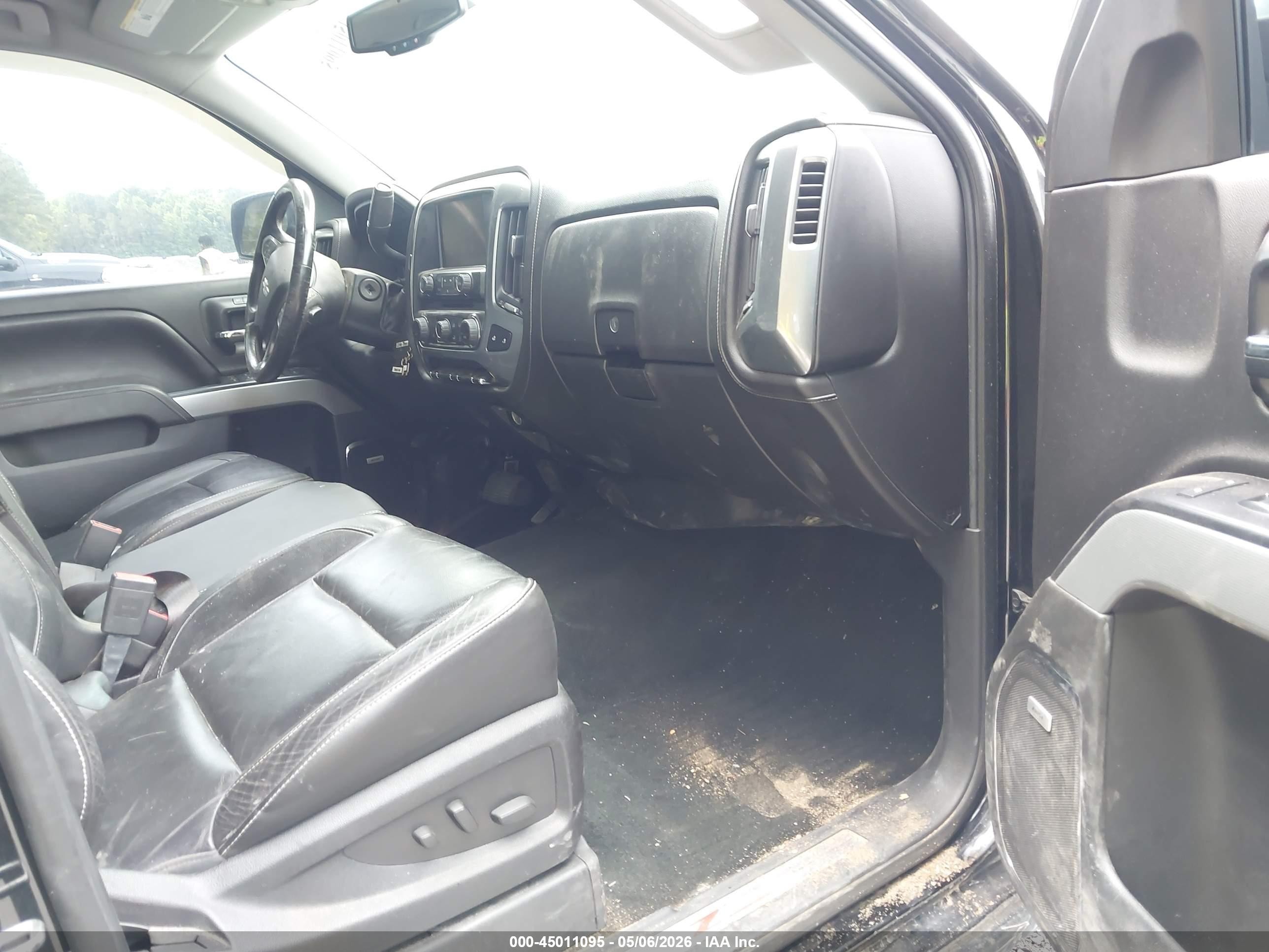 2014 Chevrolet Silverado 1500 2lz Black vin: 3GCUKSEC7EG160938