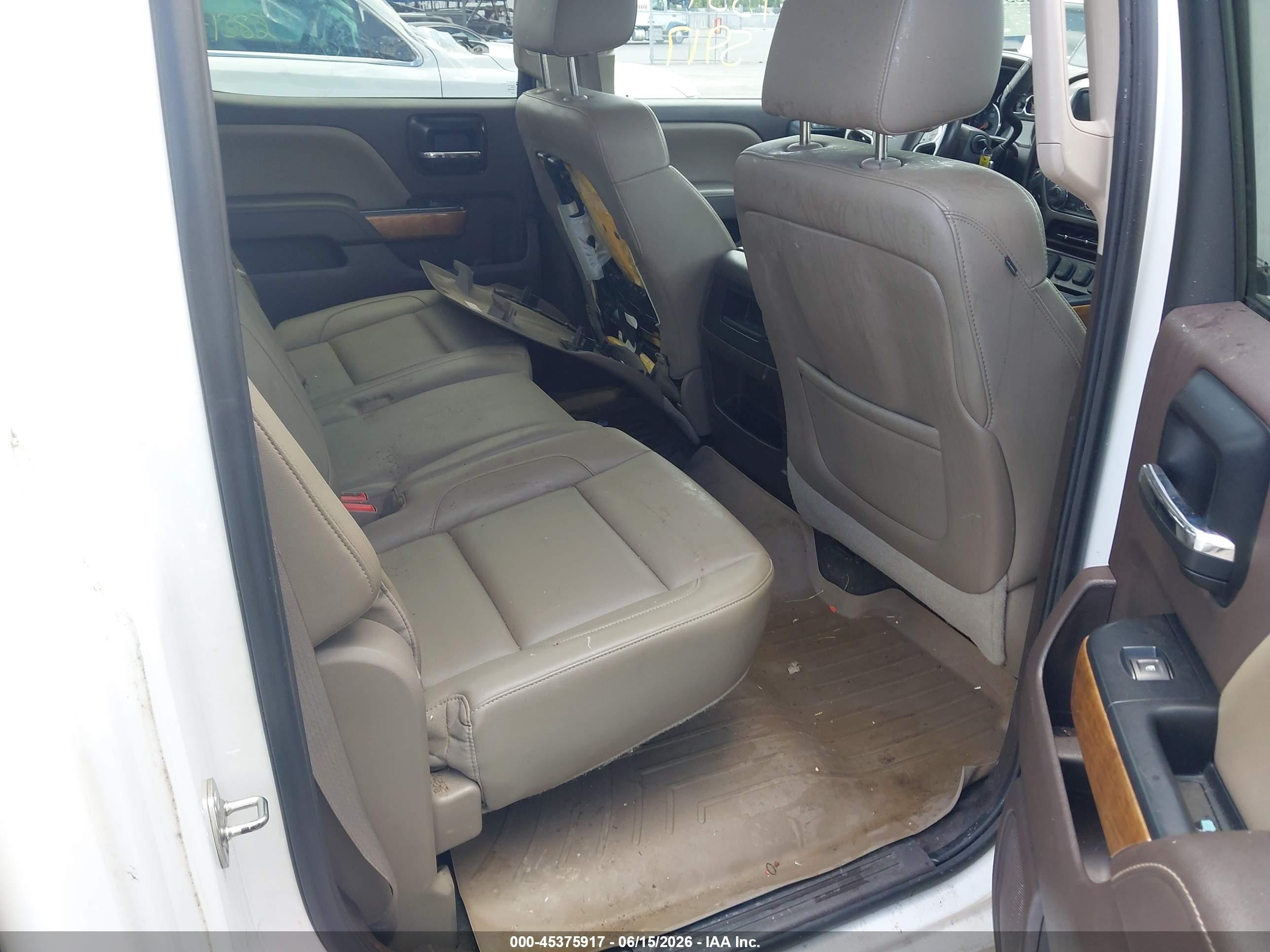 2014 Chevrolet Silverado 1500 Ltz White vin: 3GCUKSEC7EG187430