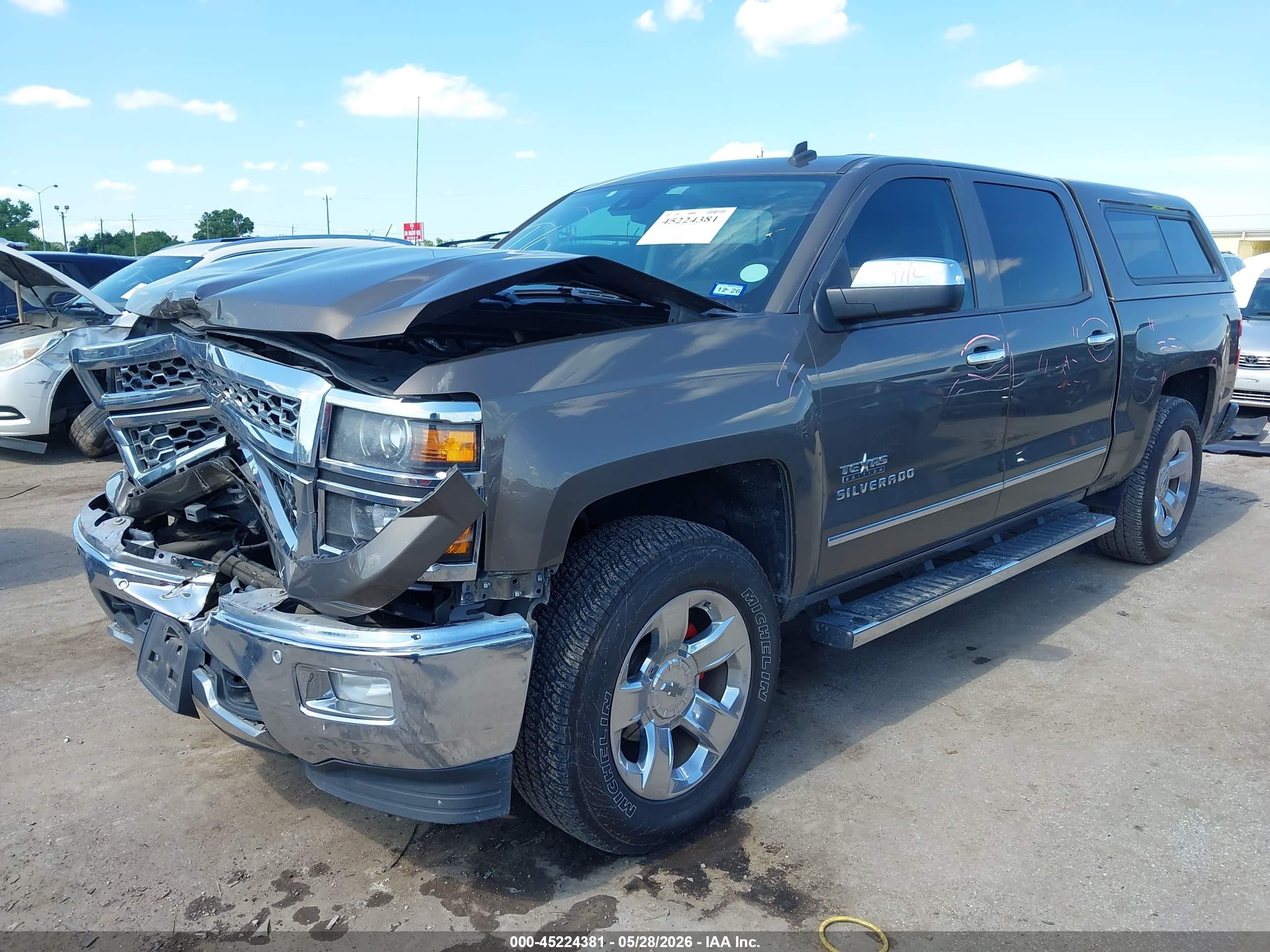 2014 Chevrolet Silverado 1500 1lz Brown vin: 3GCUKSEC7EG231992