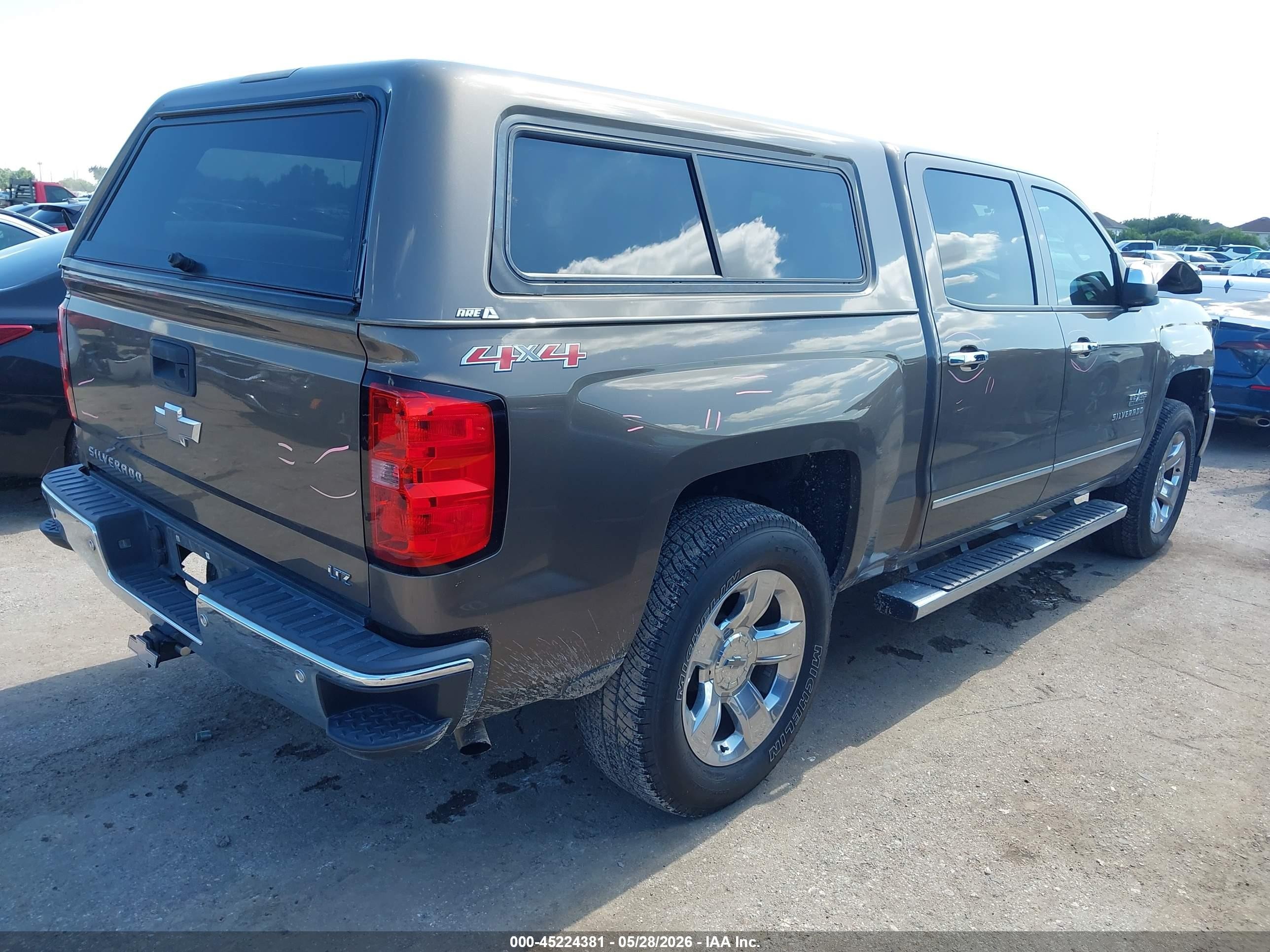 2014 Chevrolet Silverado 1500 1lz Brown vin: 3GCUKSEC7EG231992