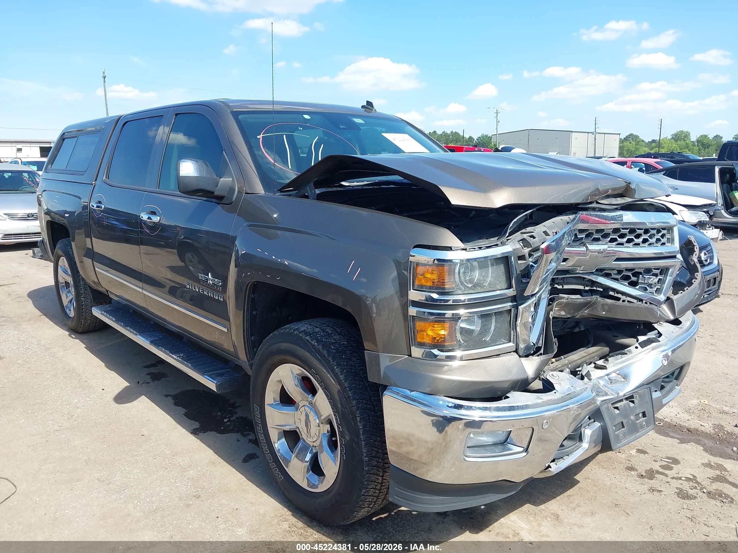2014 Chevrolet Silverado 1500 1lz Brown vin: 3GCUKSEC7EG231992
