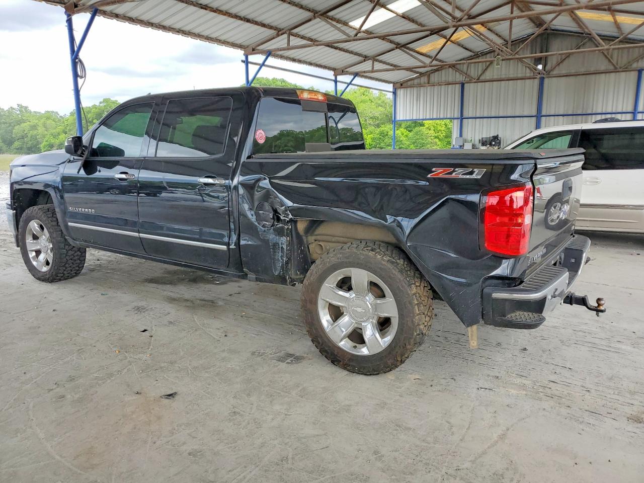 2014 Chevrolet Silverado K1500 Ltz Black vin: 3GCUKSEC7EG262188