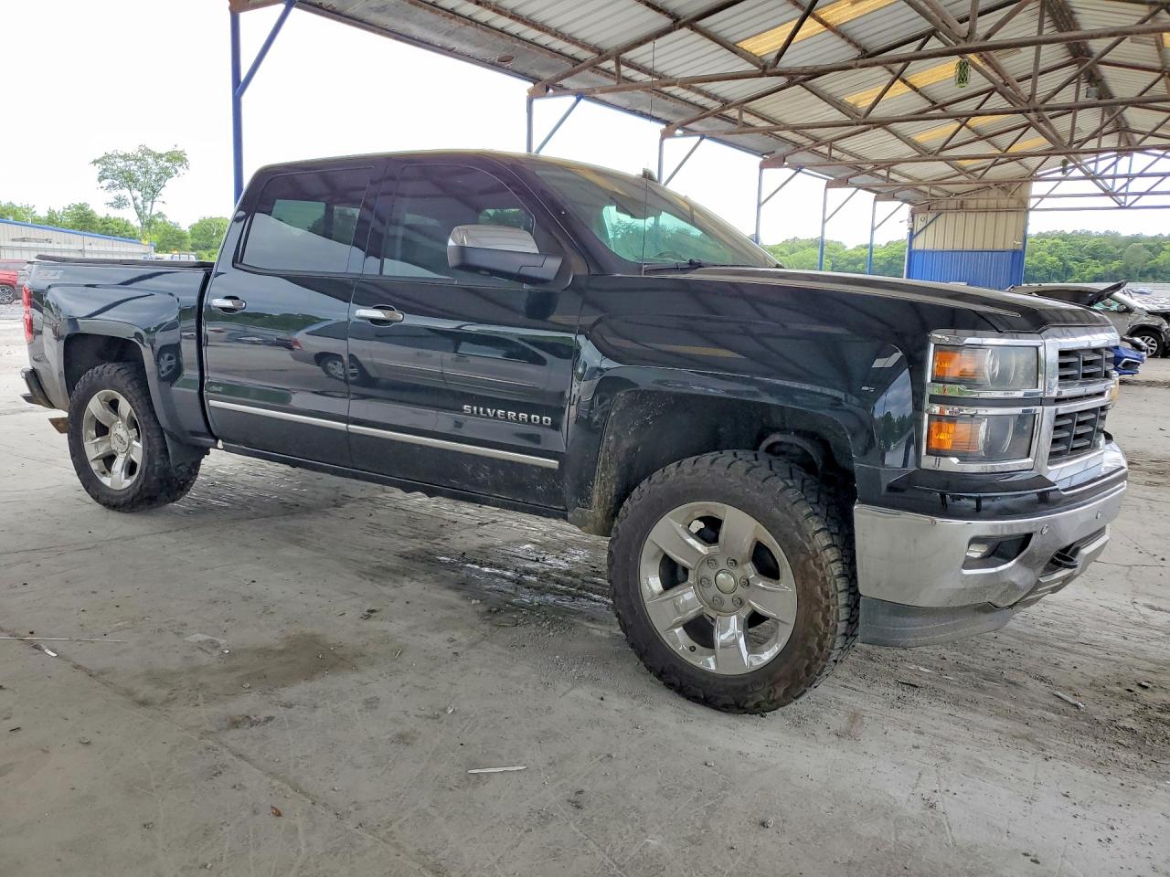 2014 Chevrolet Silverado K1500 Ltz Black vin: 3GCUKSEC7EG262188
