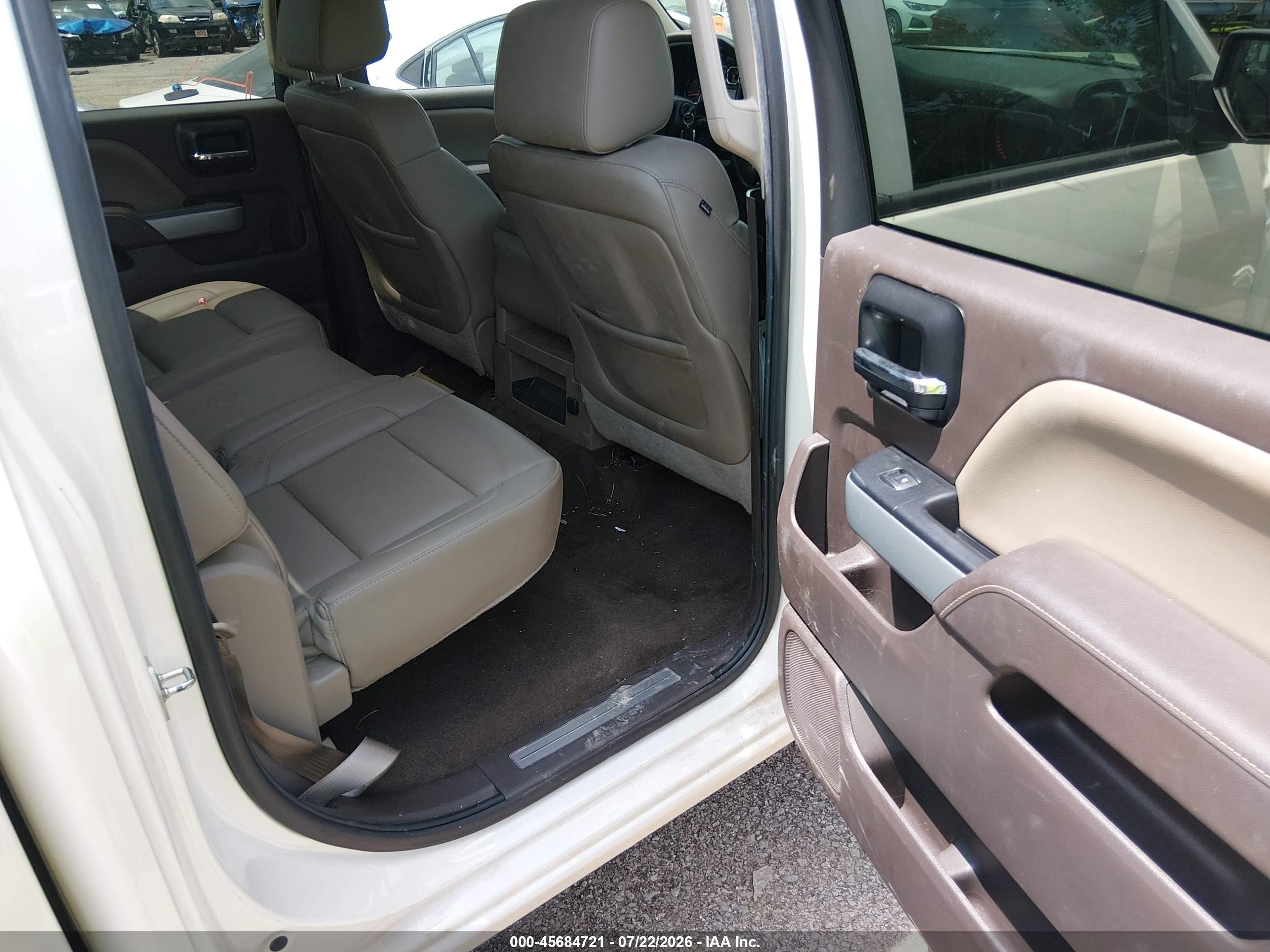 2014 Chevrolet Silverado 1500 Ltz Белый vin: 3GCUKSEC7EG280870