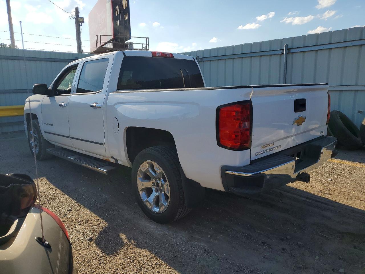2014 Chevrolet Silverado K1500 Ltz White vin: 3GCUKSEC7EG293618