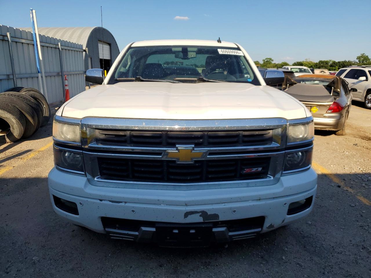 2014 Chevrolet Silverado K1500 Ltz White vin: 3GCUKSEC7EG293618