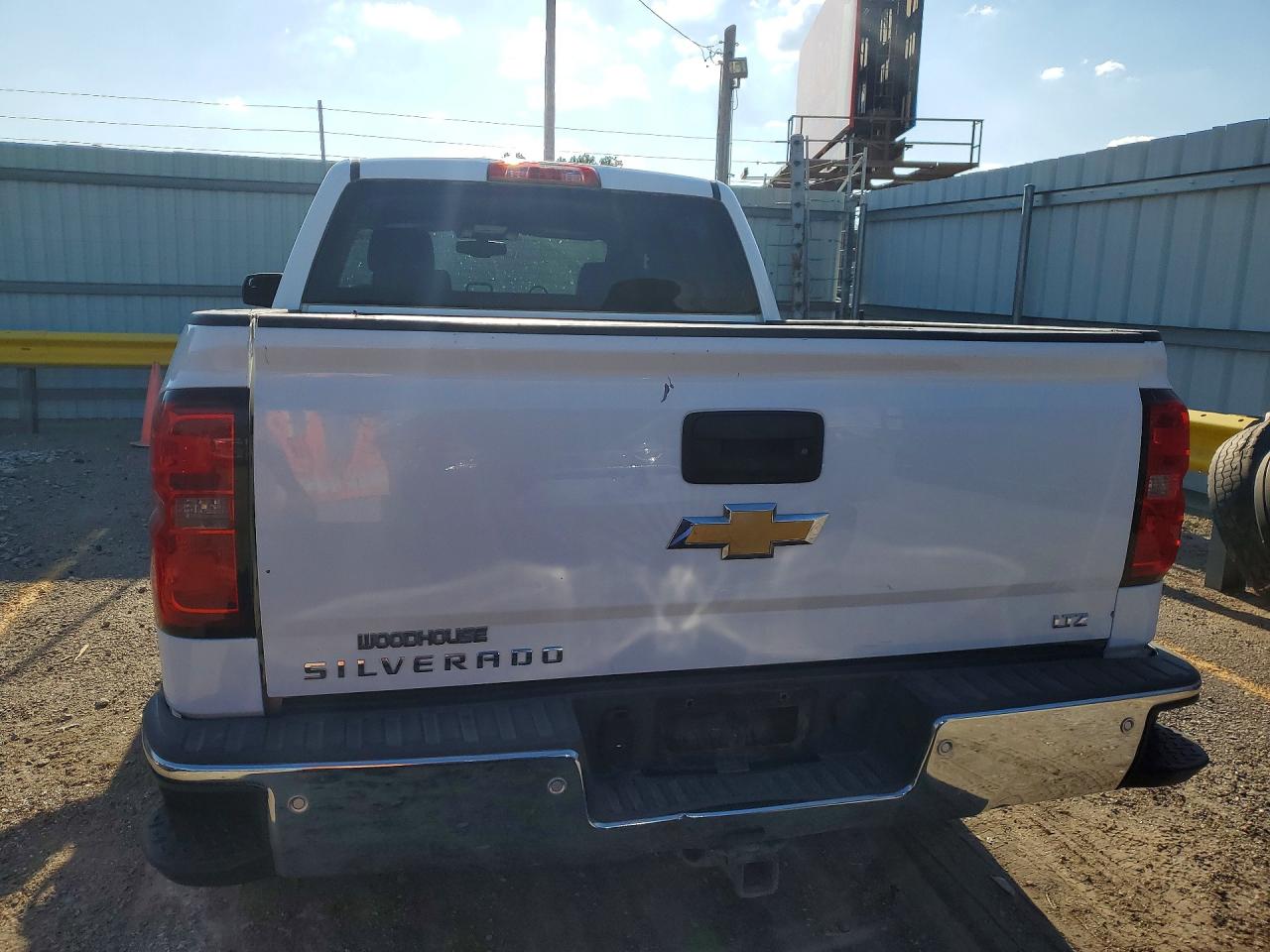 2014 Chevrolet Silverado K1500 Ltz White vin: 3GCUKSEC7EG293618